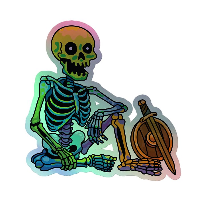 Danger in the Dungeon - Holo Sticker (14cm x 14cm) product image (1)