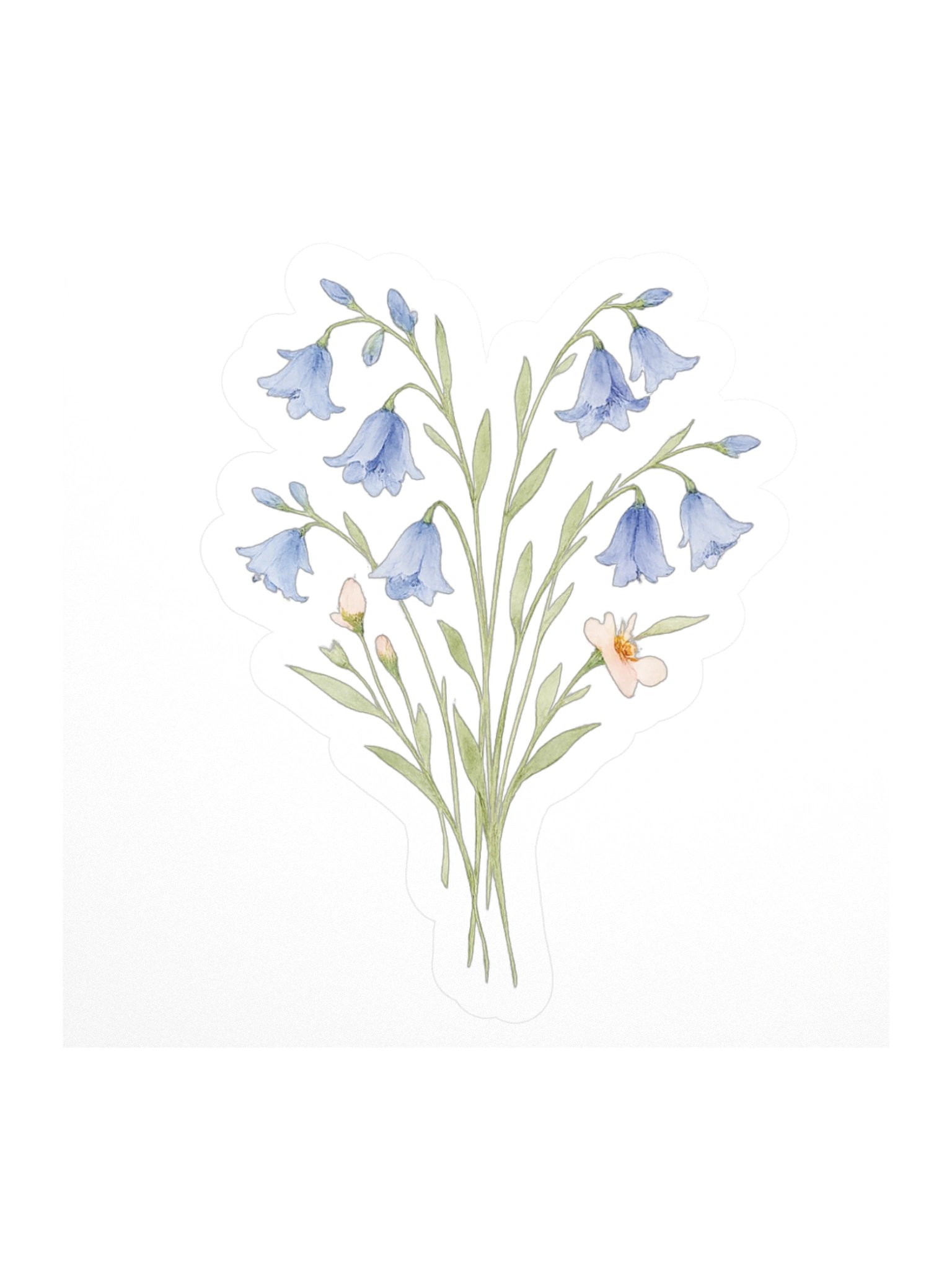 Bluebell Mist Sticker — The Meadowlight Wildflower Collection product image (1)