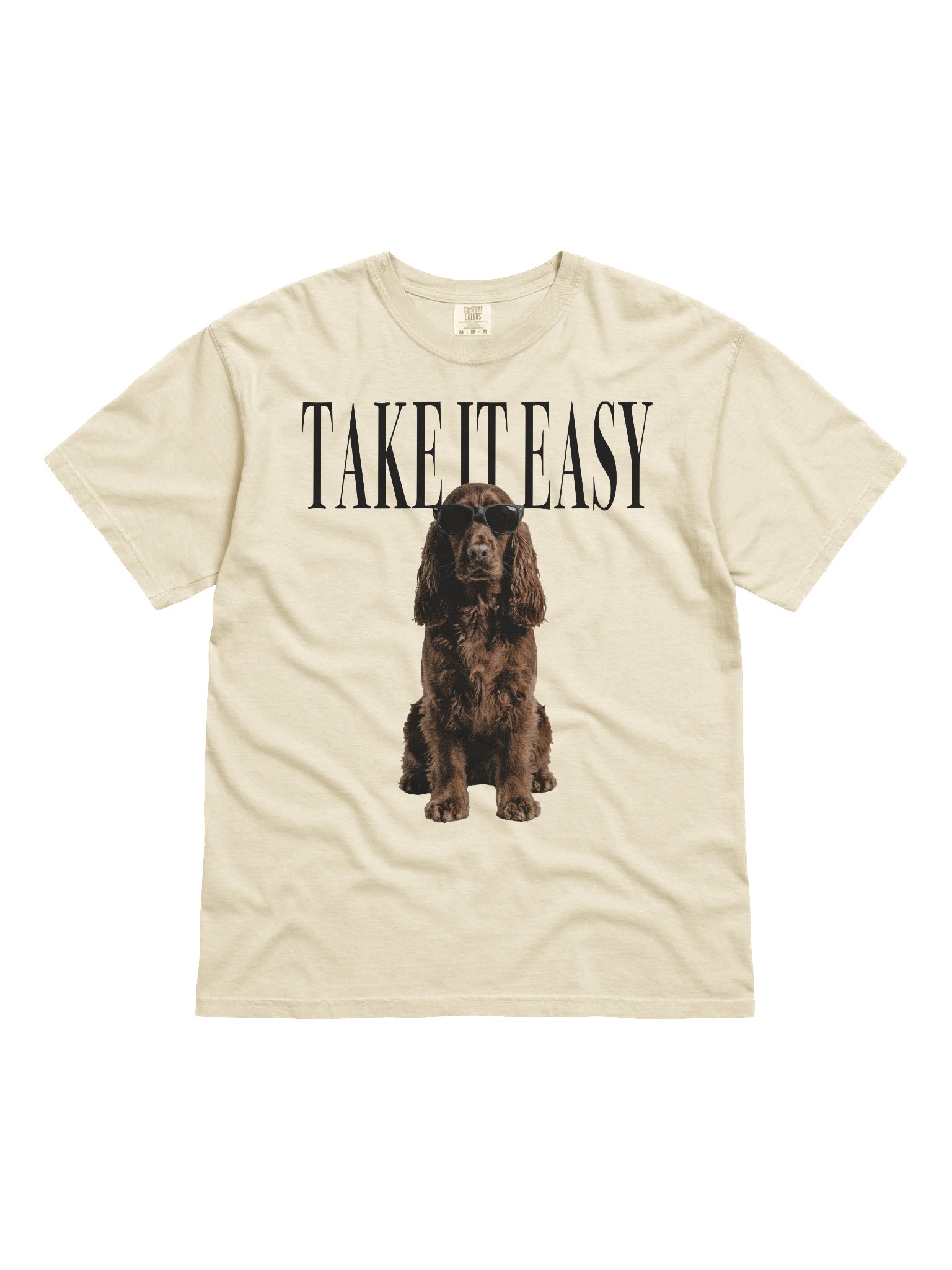 Take It Easy '90s Pop Vintage-Style T-Shirt for English Cocker Spaniel(Liver) Owners product image (4)
