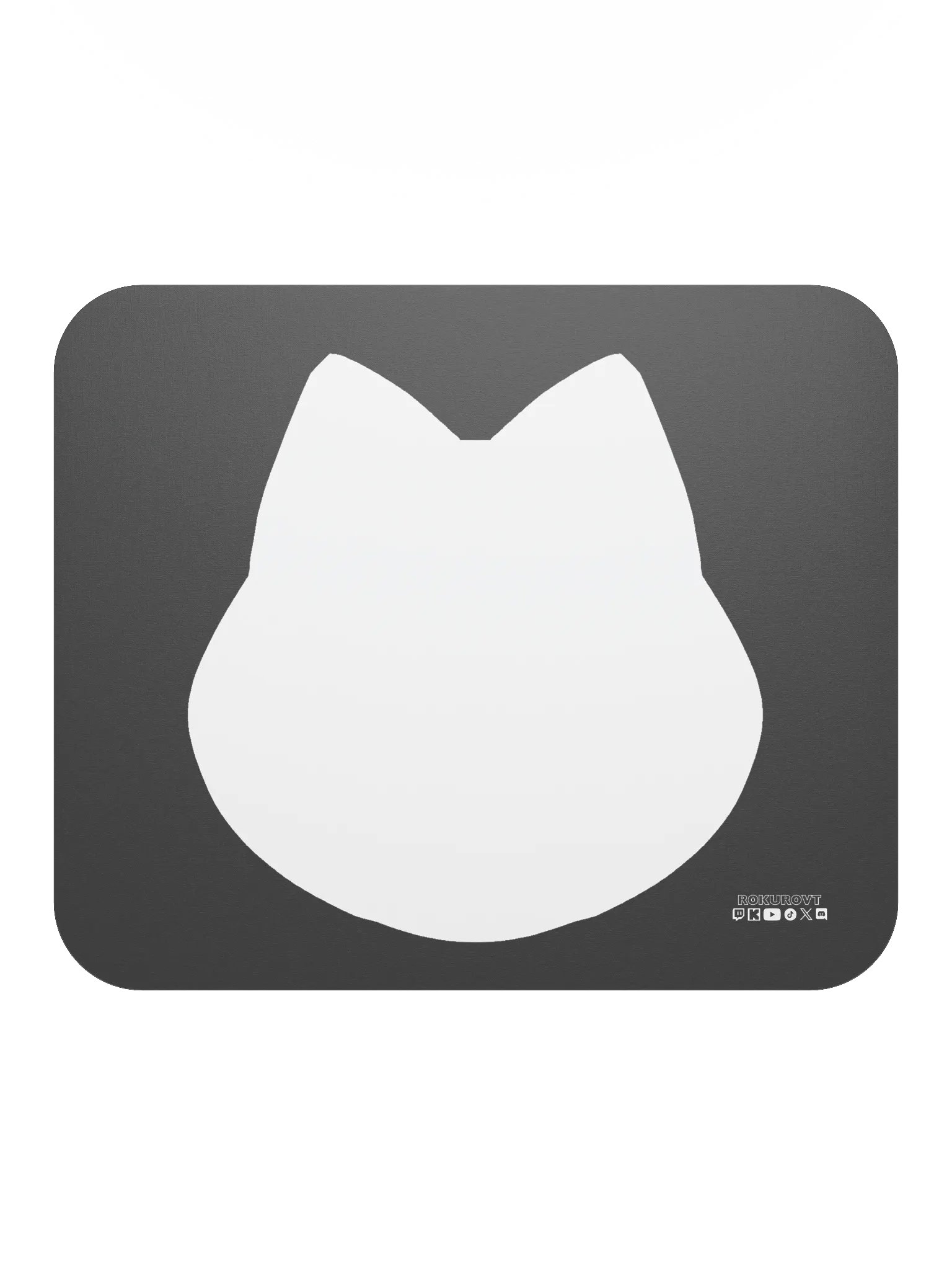 White Logo Mouse Pad product image (2)