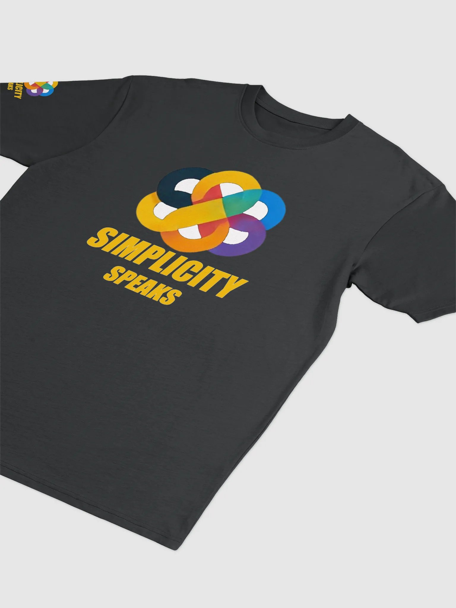Simplicity Speaks Interwoven Tee product image (29)