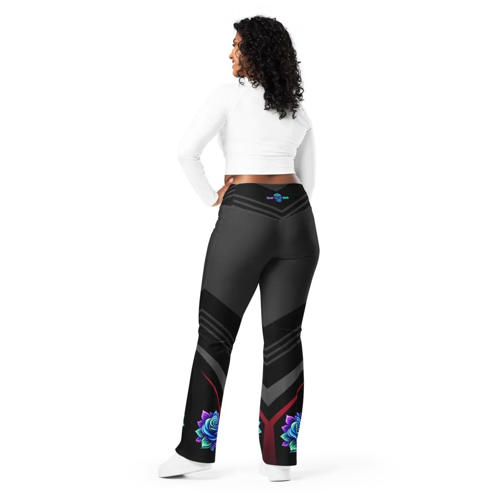 Dull Rose Flare Leggings product image (4)