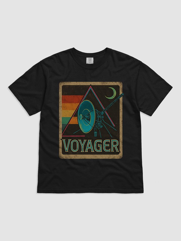 Voyager Retro Space T-Shirt – Vintage NASA Deep Space Probe Tee | 70s Sci-Fi Inspired product image (1)