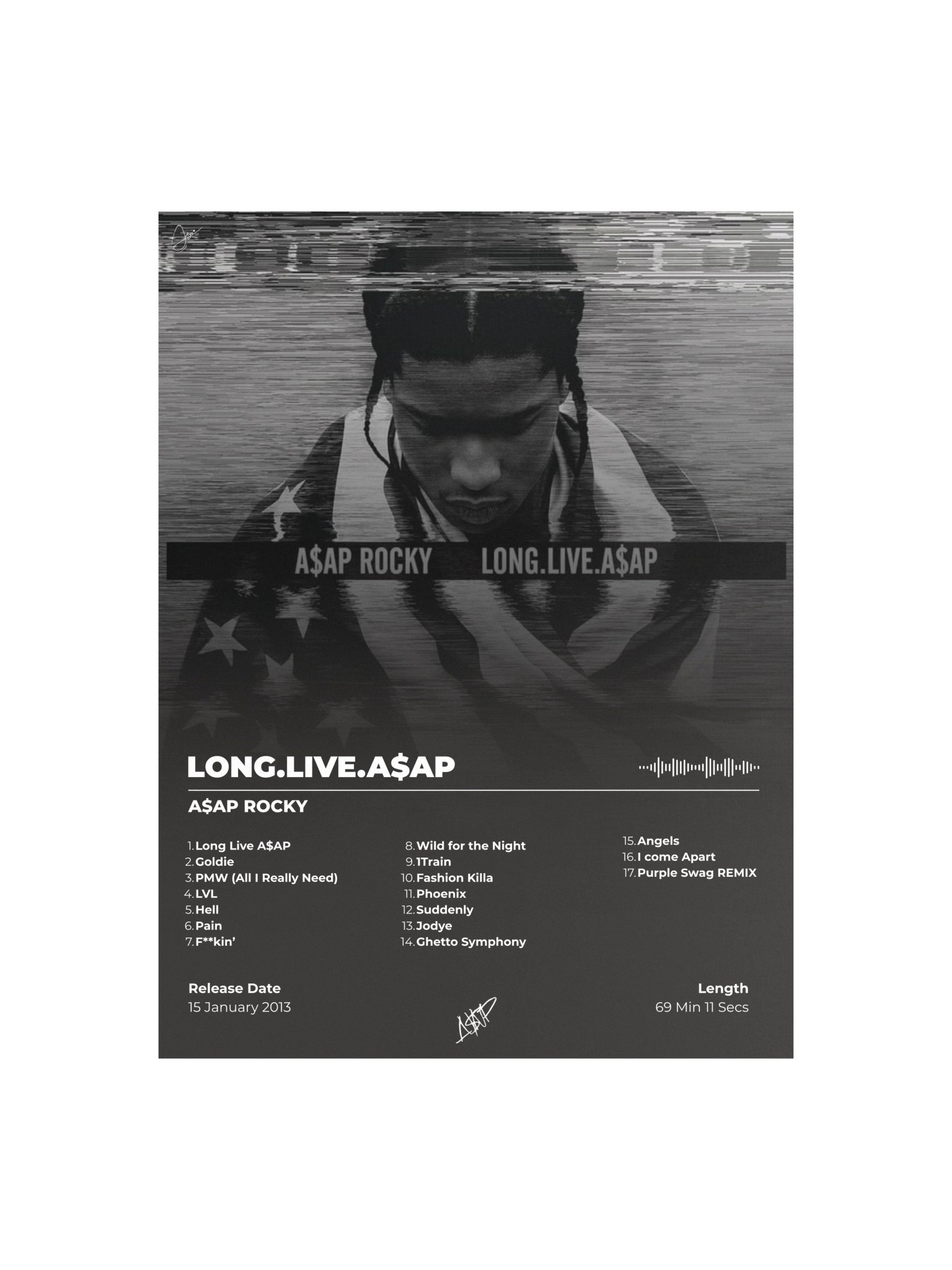 A$AP Rocky LONG.LIVE.A$AP Poster product image (2)