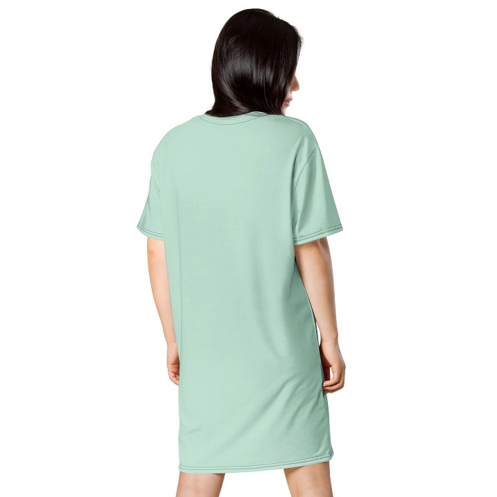 Oversized T-Shirt Dress - Serene Aero Blue, Sizes 2XS-6XL product image (2)