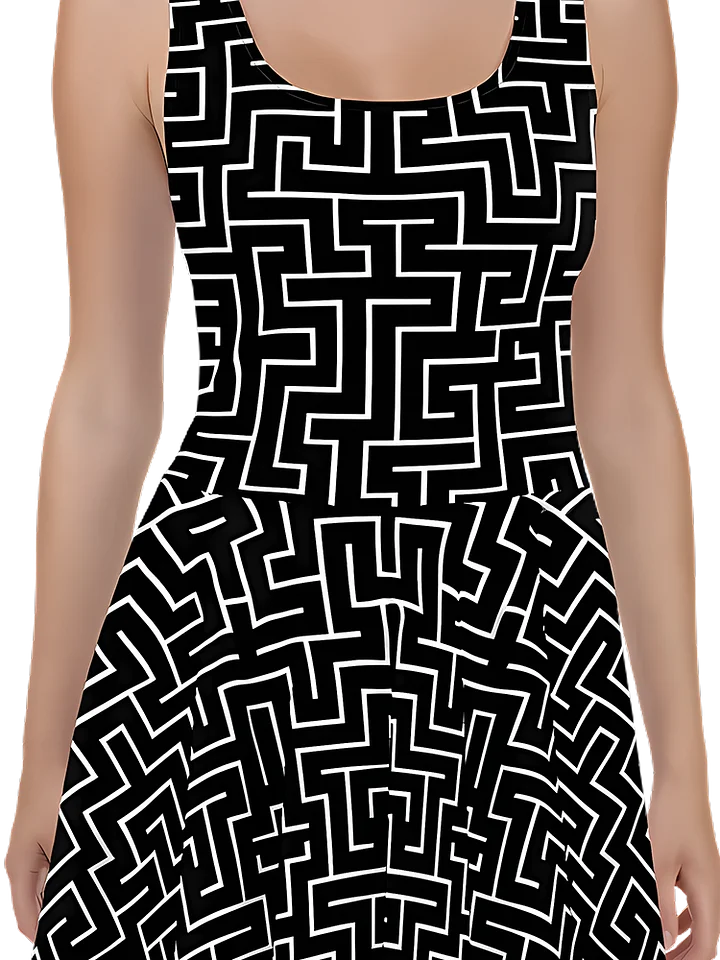 Dark Labyrinth Geometric Dress product image (2)