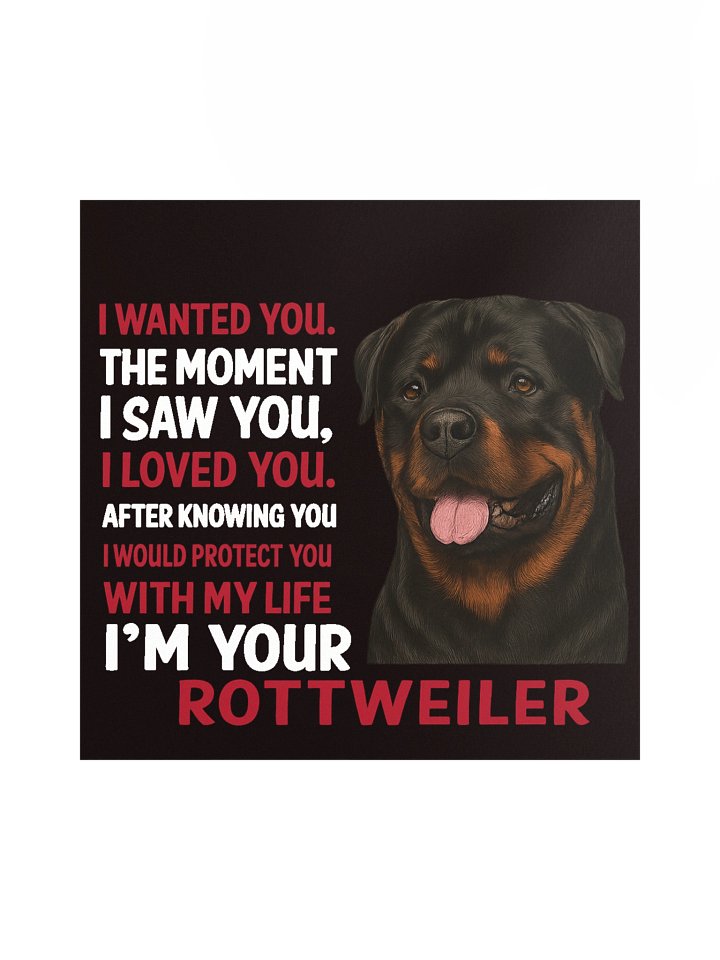Loyal Companion Rottweiler Poster product image (3)