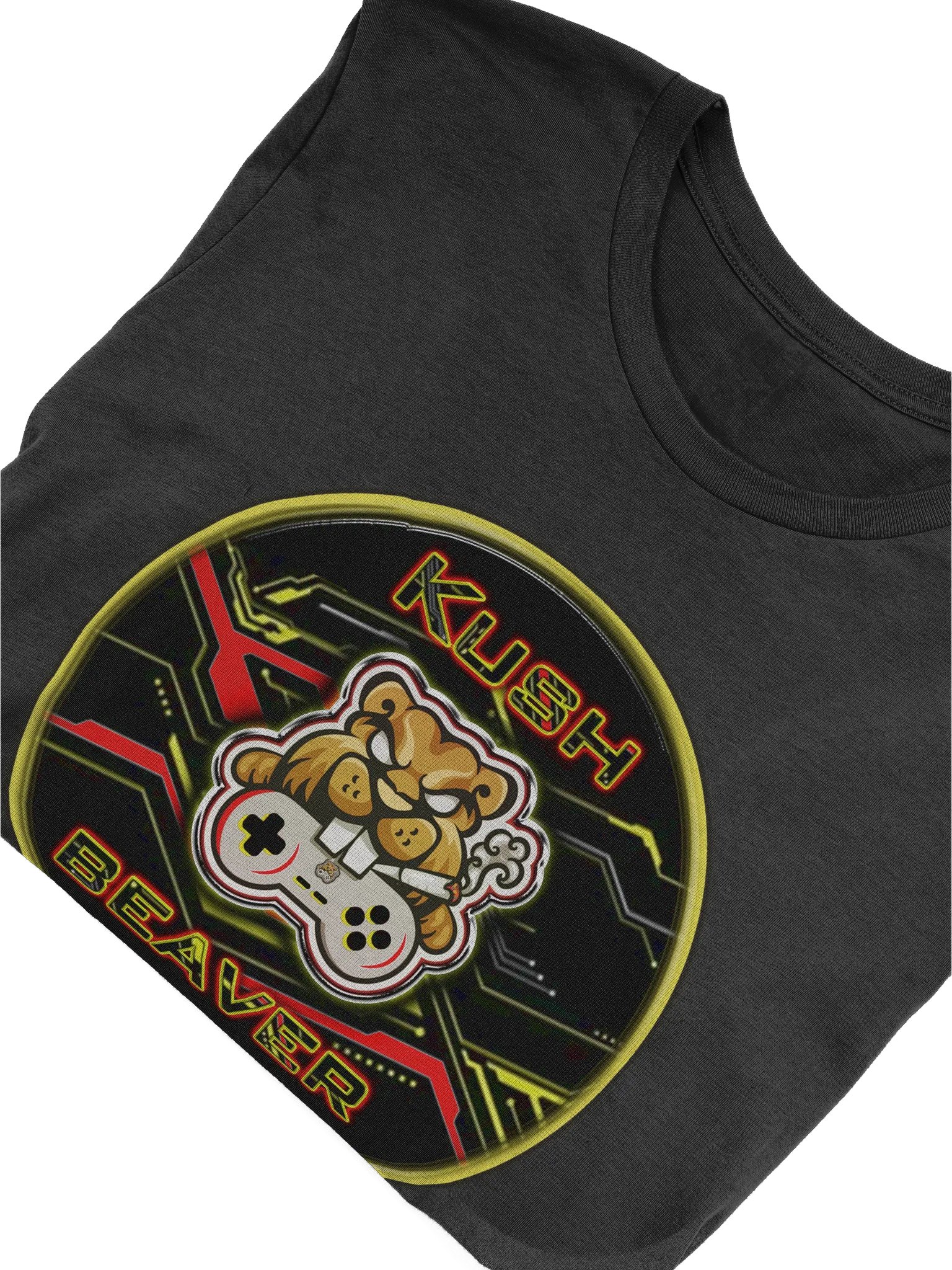 Kush Beaver Productionz Cursive Premium Tee With Color Options product image (48)