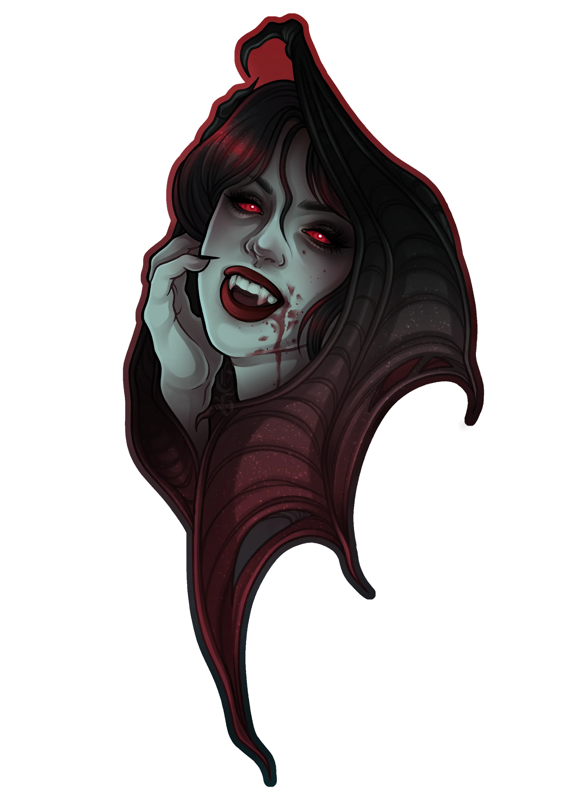 Vamp Lady Sticker product image (1)
