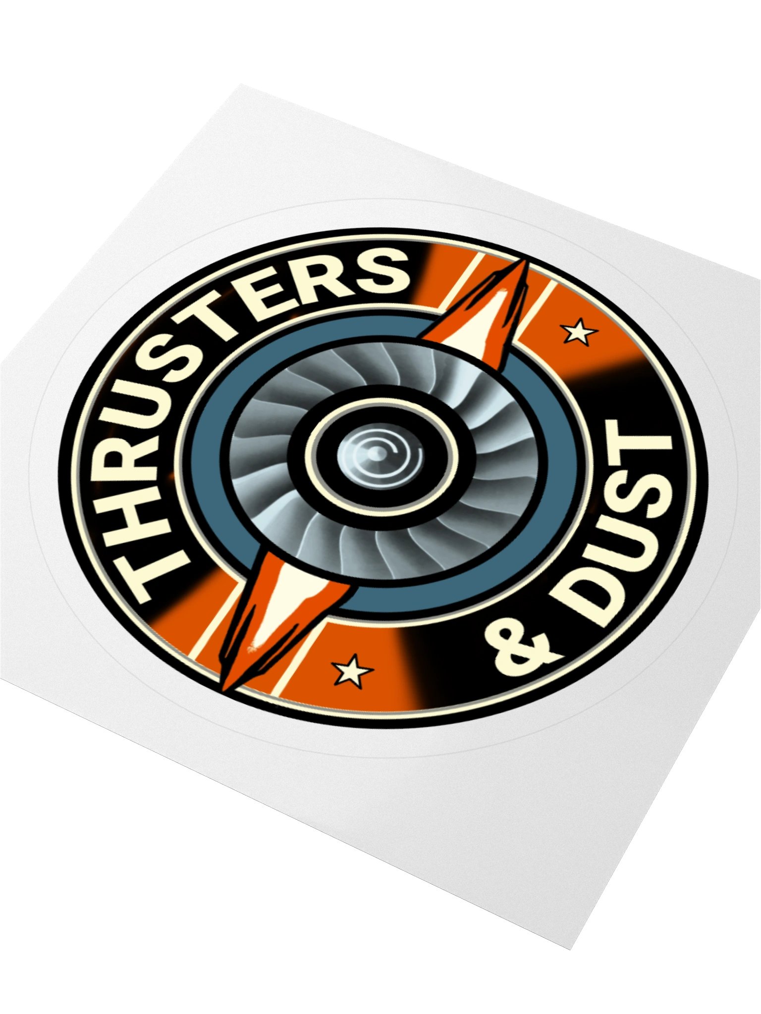 Thrusters & Dust Crew Sticker (3 sizes) product image (7)