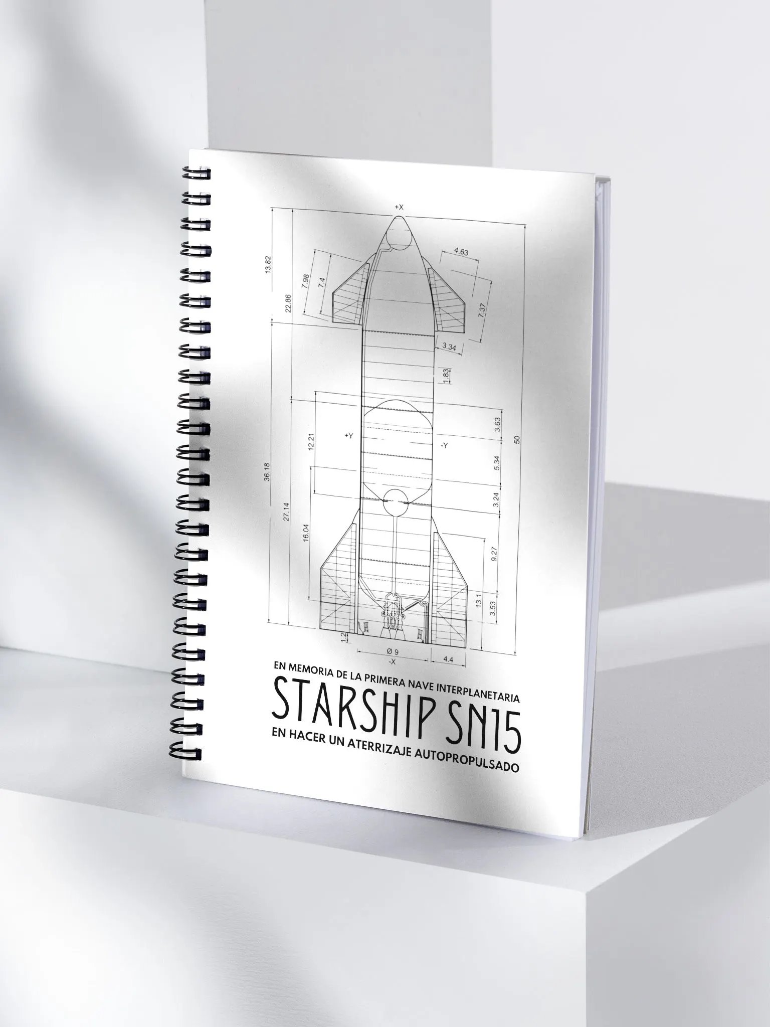 Libreta Starship SN15 Control de Misión product image (4)