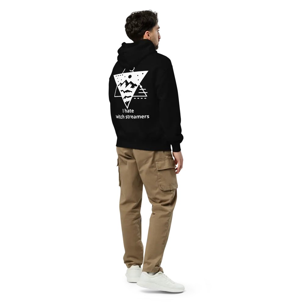 I hate twitch streamers mountain hoodie product image (7)