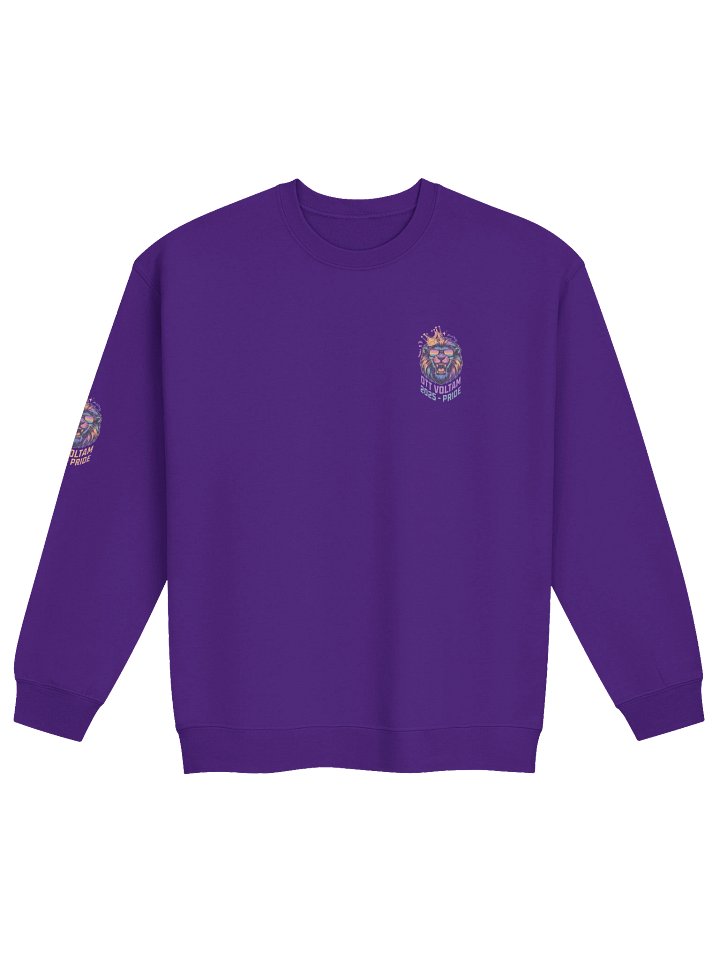 Budapest Pride 2025 Ott Voltam Vintage Unisex Gildan Pulcsi_EQALL.hu® Originals_ Fekete / Arany / Lila / Türkisz_Bal Zseb helyén és Jobb Ujjas product image (5)