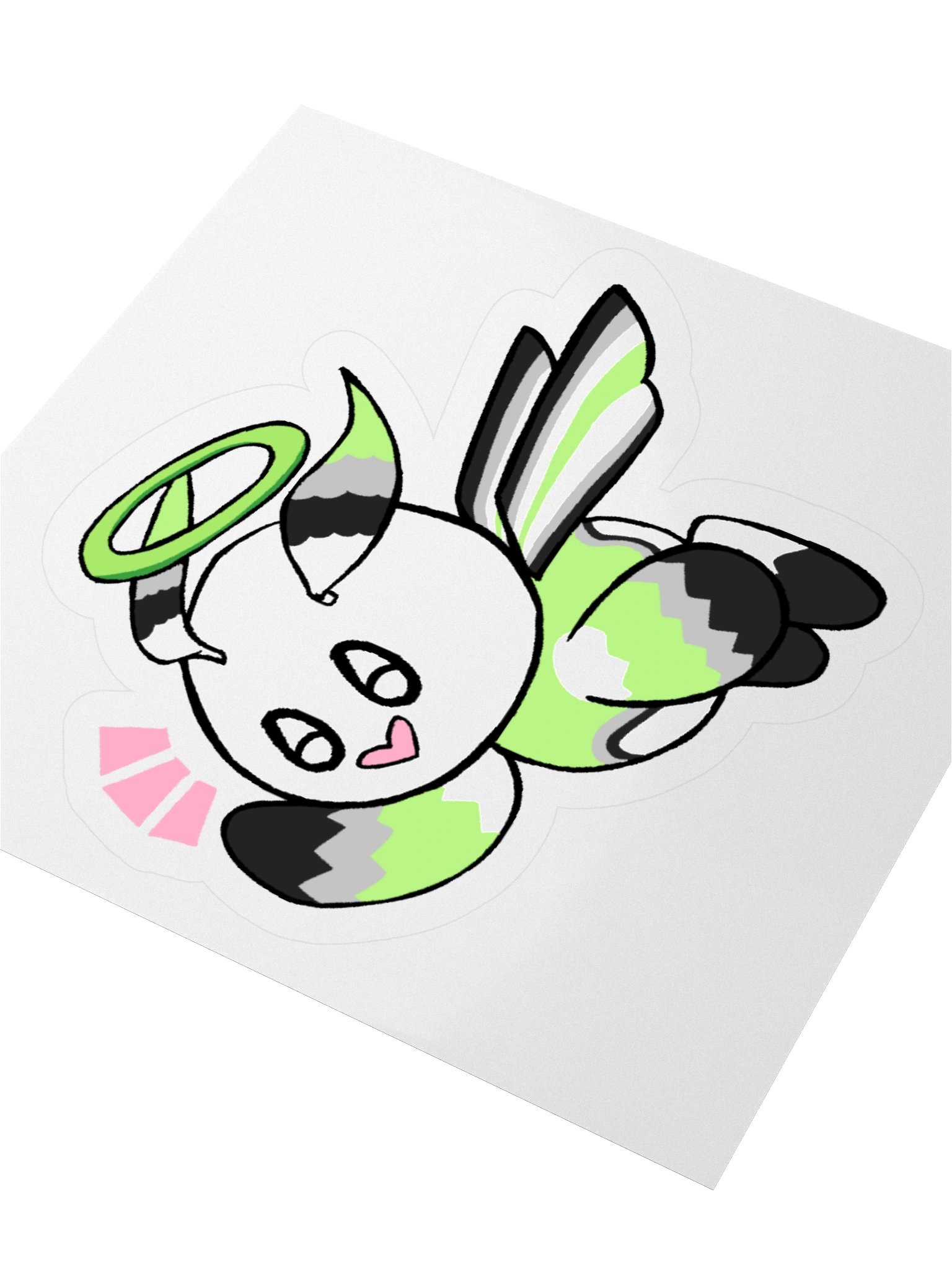 Agender Chao 3" Sticker product image (3)