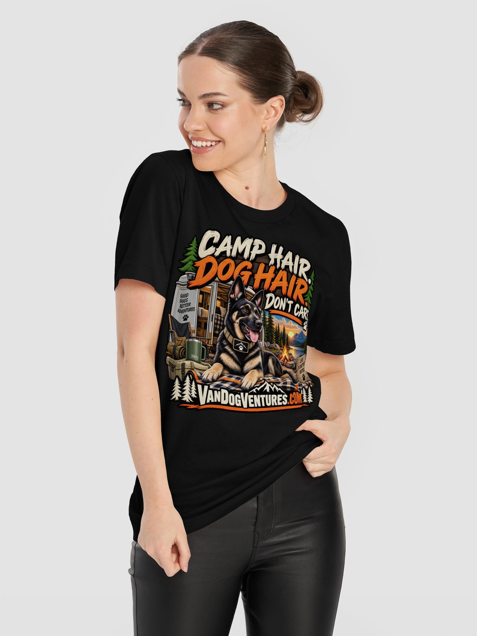 Camp Hair Dog Hair Don't Care T-Shirt product image (11)
