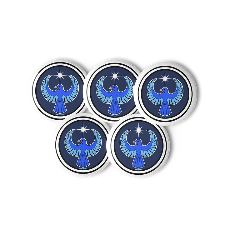Eastern Bluebird- Resistance. MO, NY. (5-pack buttons) product image (2)