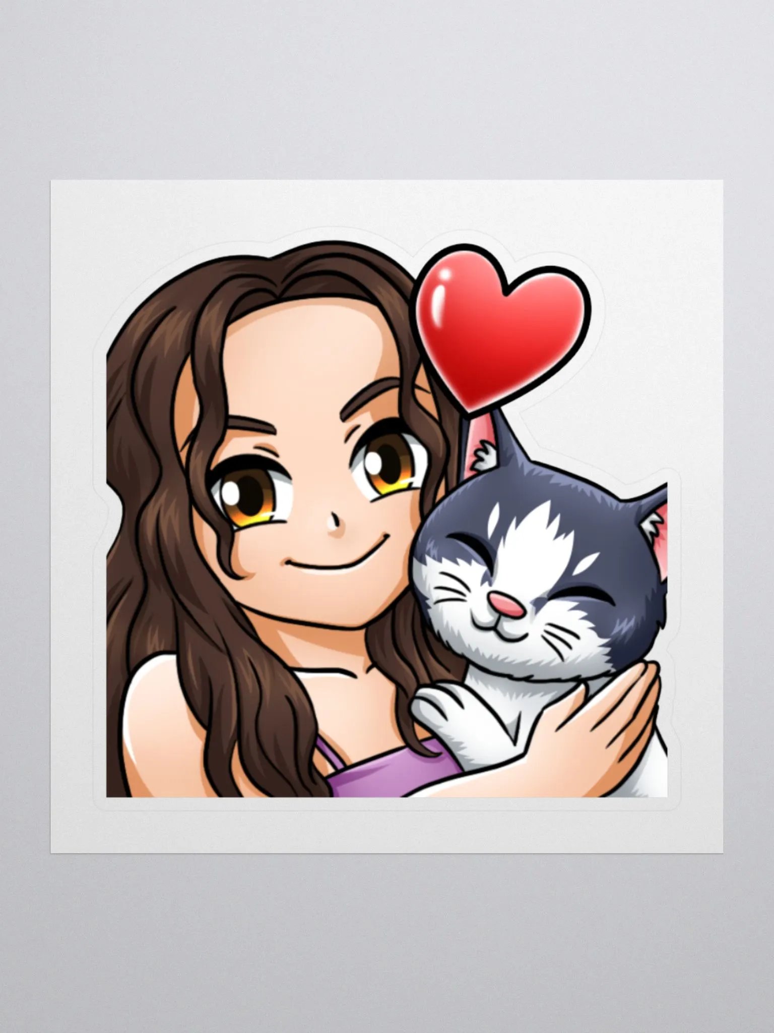 Chloe Hug Emote Sticker product image (1)