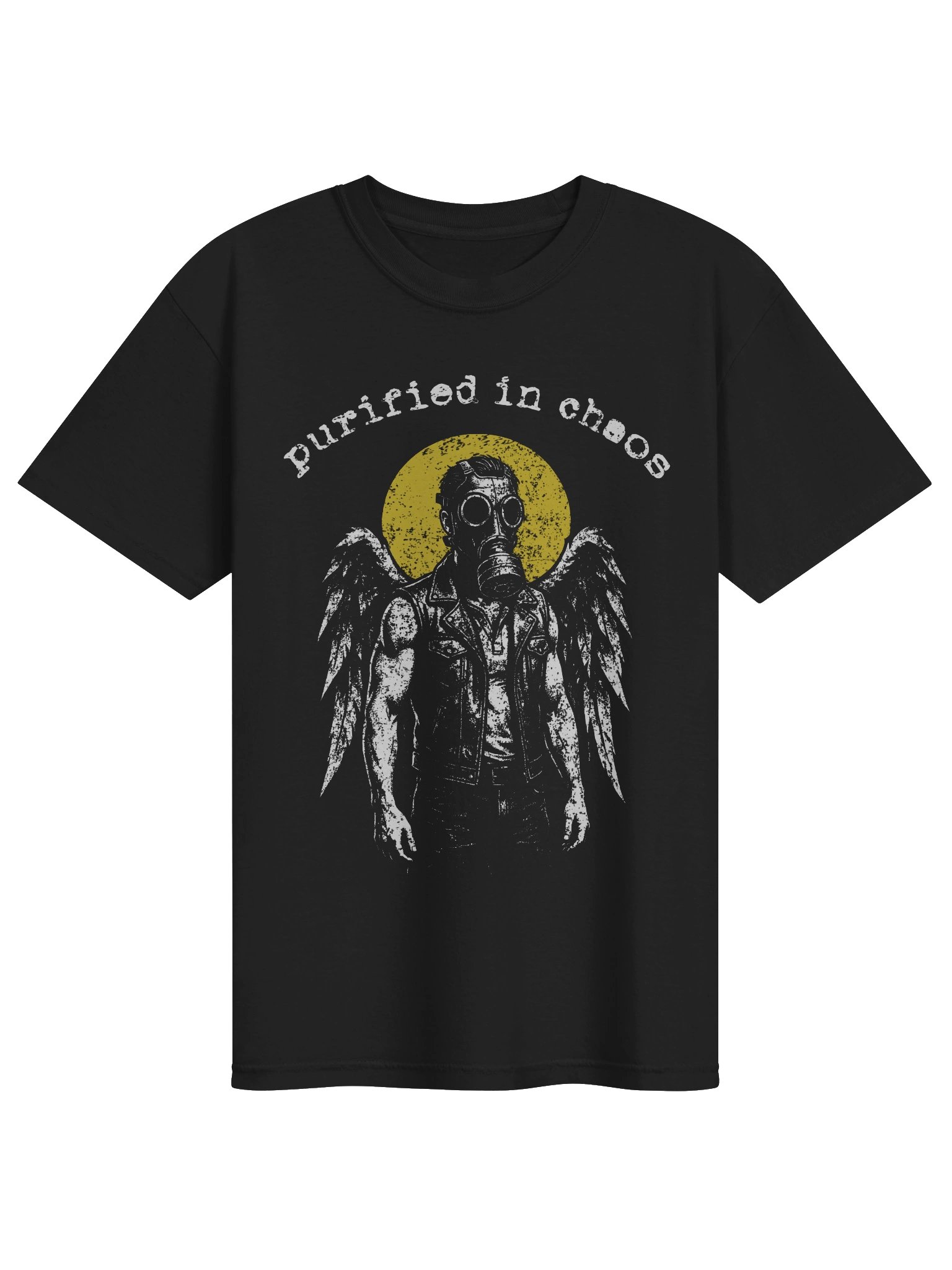 Purified in Chaos Fallen Angel Heavyweight Vintage Graphic Tee product image (1)