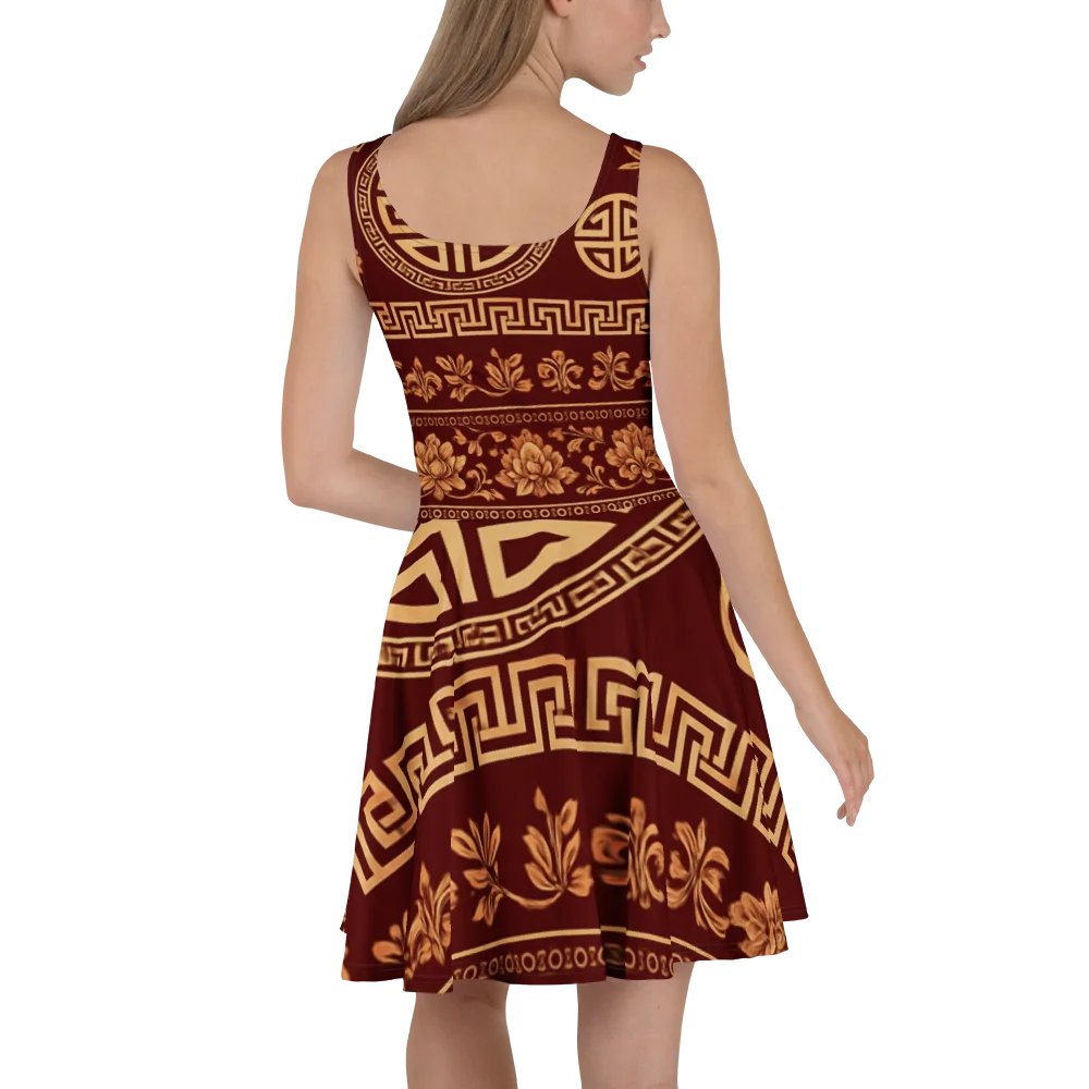 Golden Dynasty All-Over Print 'Philius' Dress product image (4)