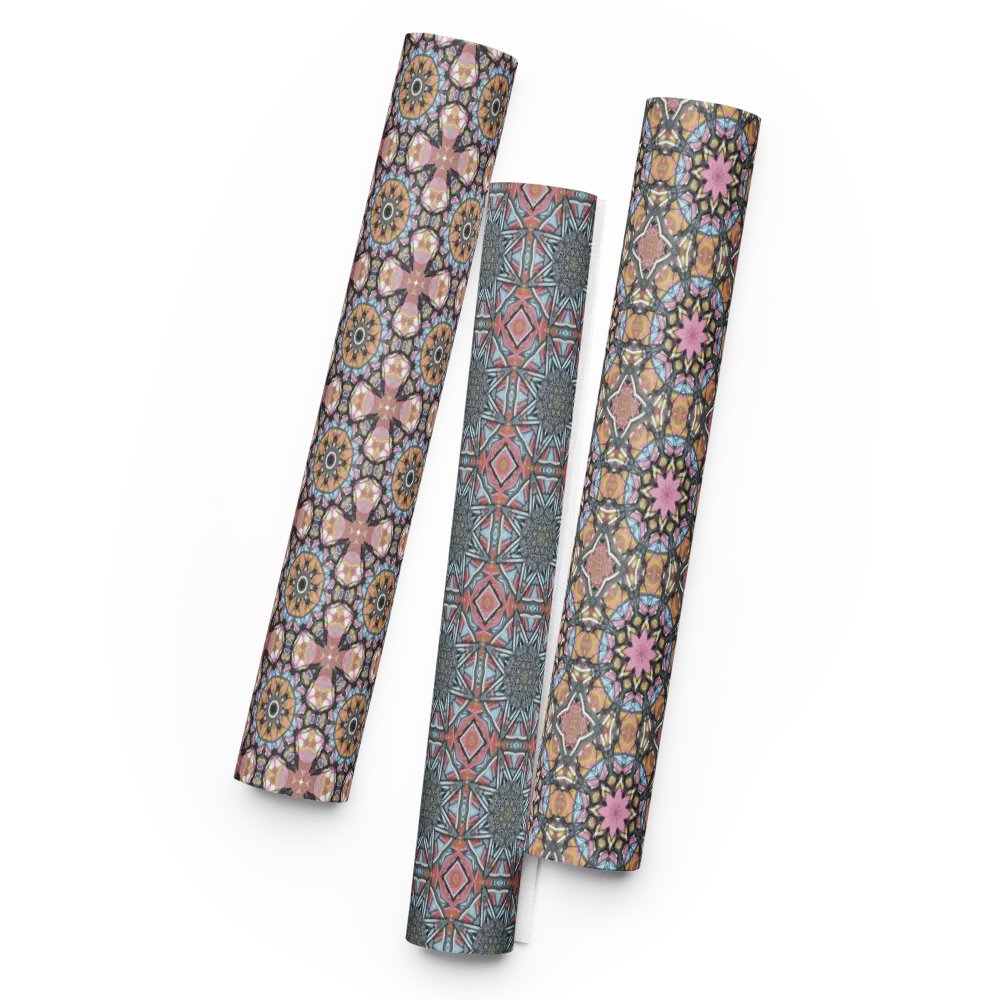 Bike Kaleidoscope Pattern WRAPPING PAPER product image (5)