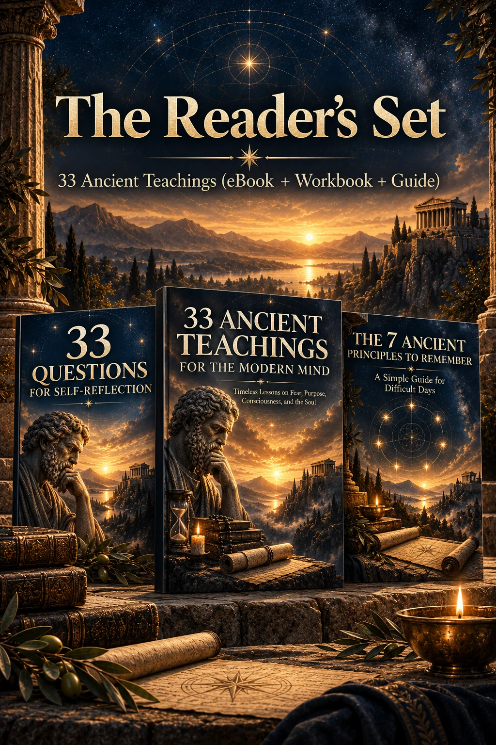 The Reader's Set — 33 Ancient Teachings (eBook + Workbook + Guide) product image (1)