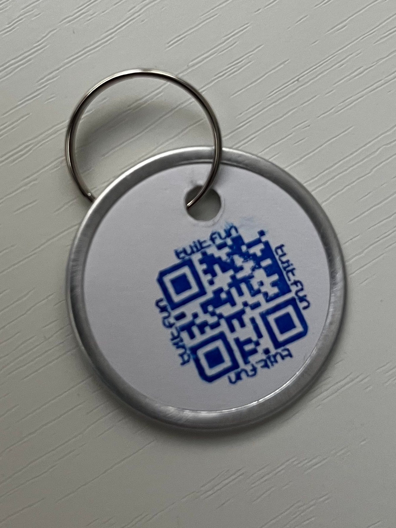 “Someday Is Today” Hand‑Stamped Round Tuit Keychain – Limited Handmade Collectible product image (2)
