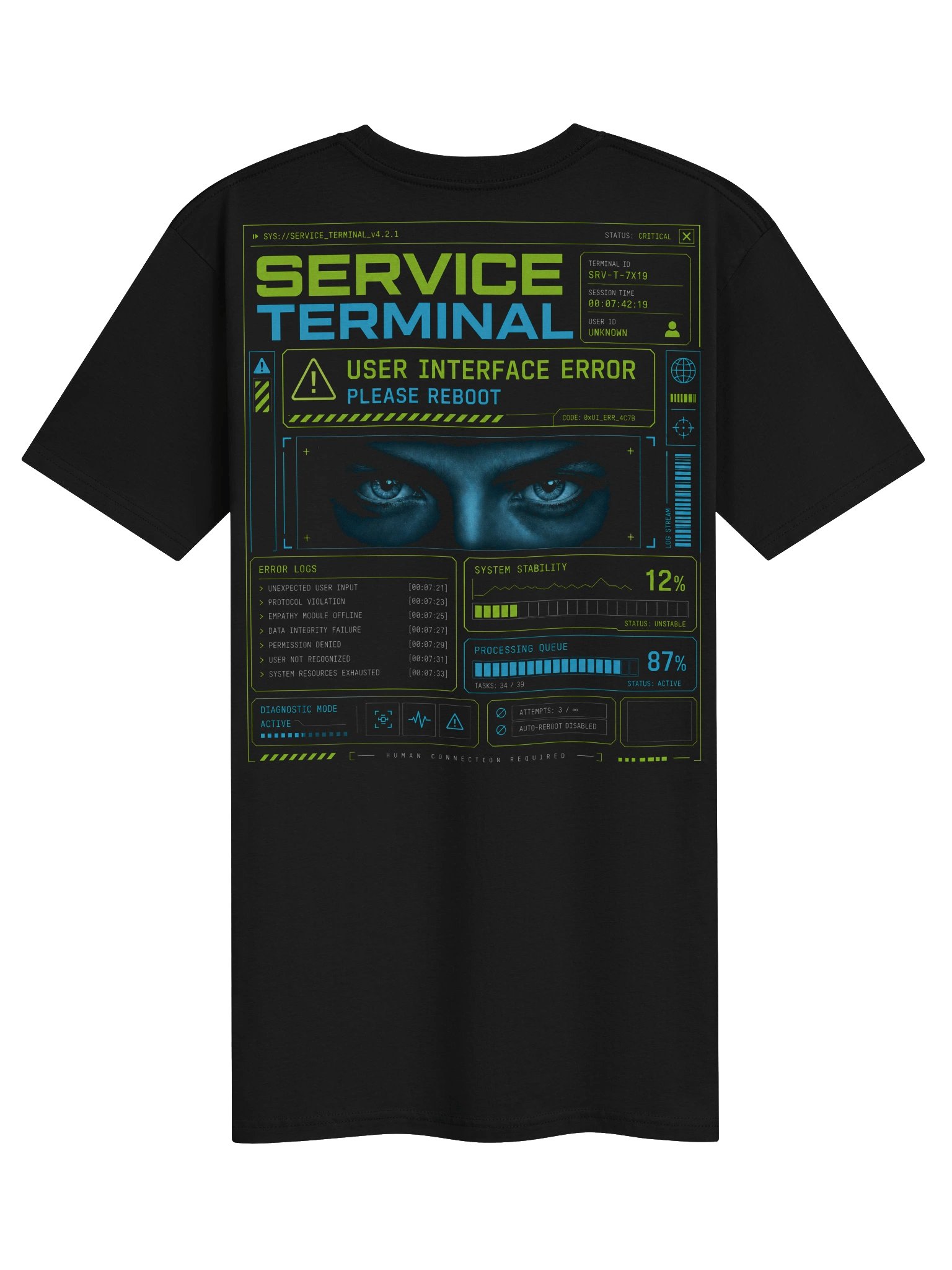 SERVICE TERMINAL // USER INTERFACE ERROR - Heavyweight Tee product image (5)