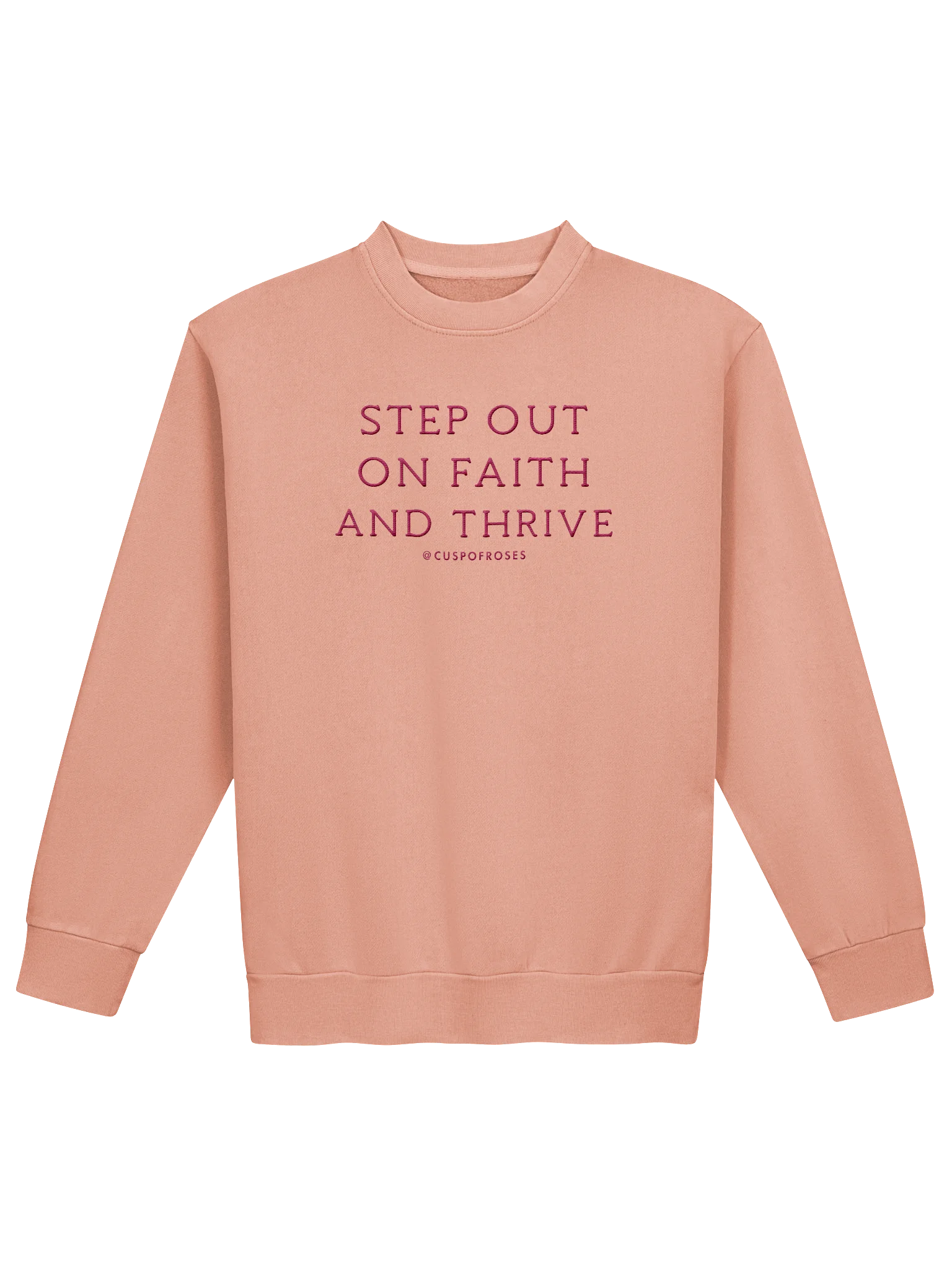 s.o.o.f.a.t. pink embroidered sweatie product image (1)