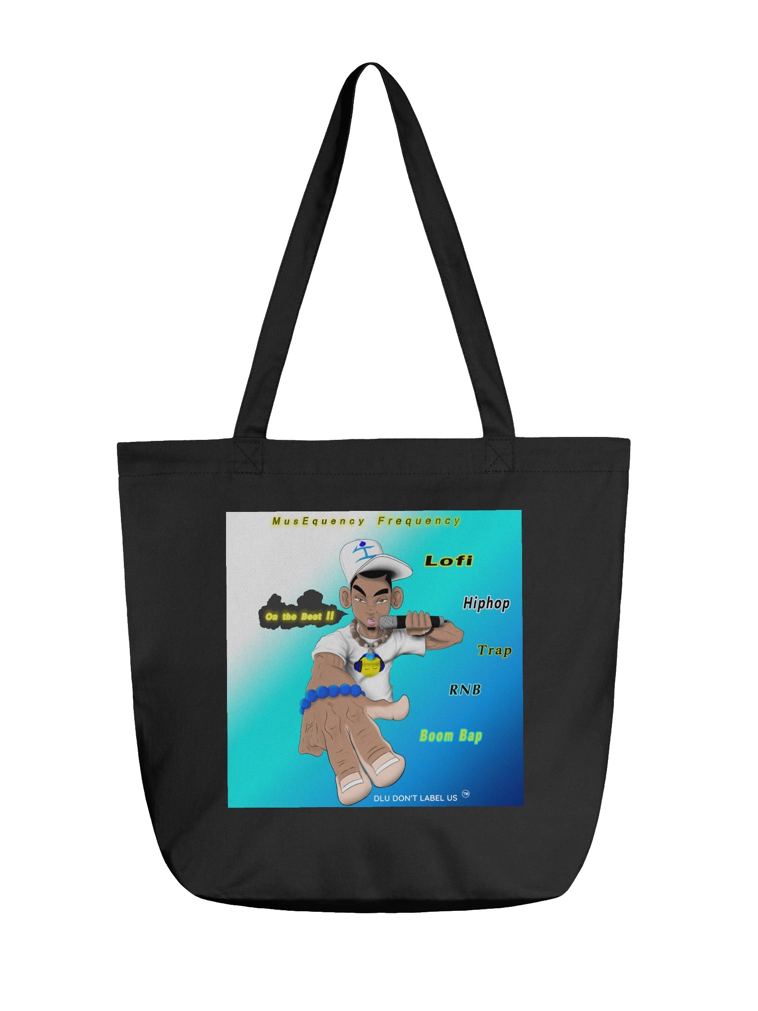 DLU DON’T LABEL US® MusEuquency Frequency Tote Bag product image (1)