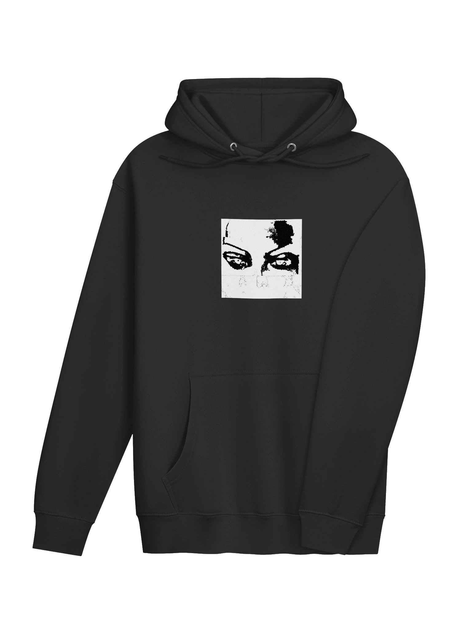 grayscale hoodie product image (4)
