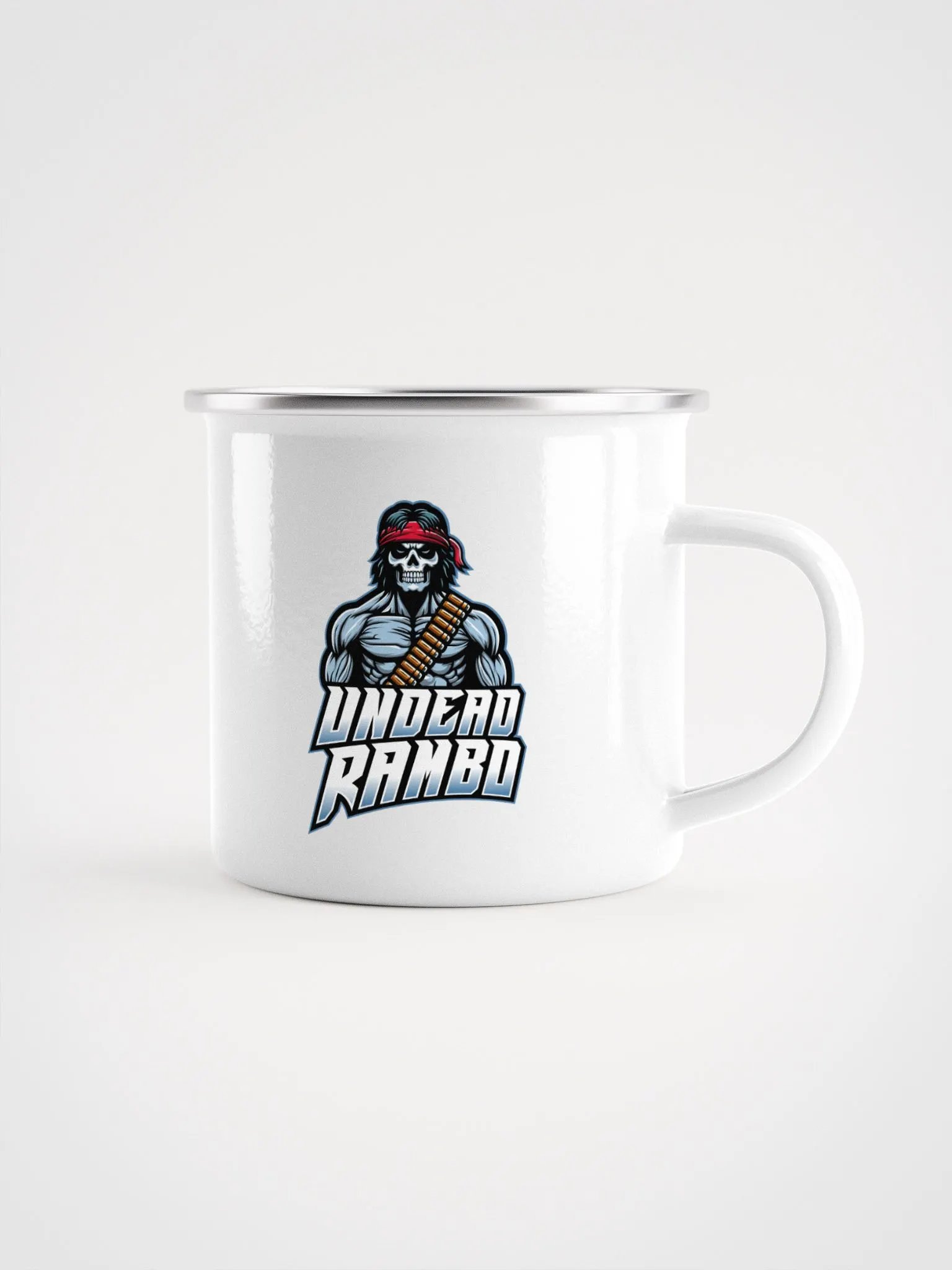 Undead Rambo colored mug product image (1)