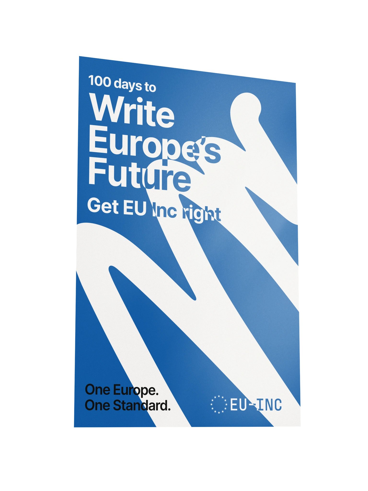 Poster Blue - Write Europe's Future product image (3)