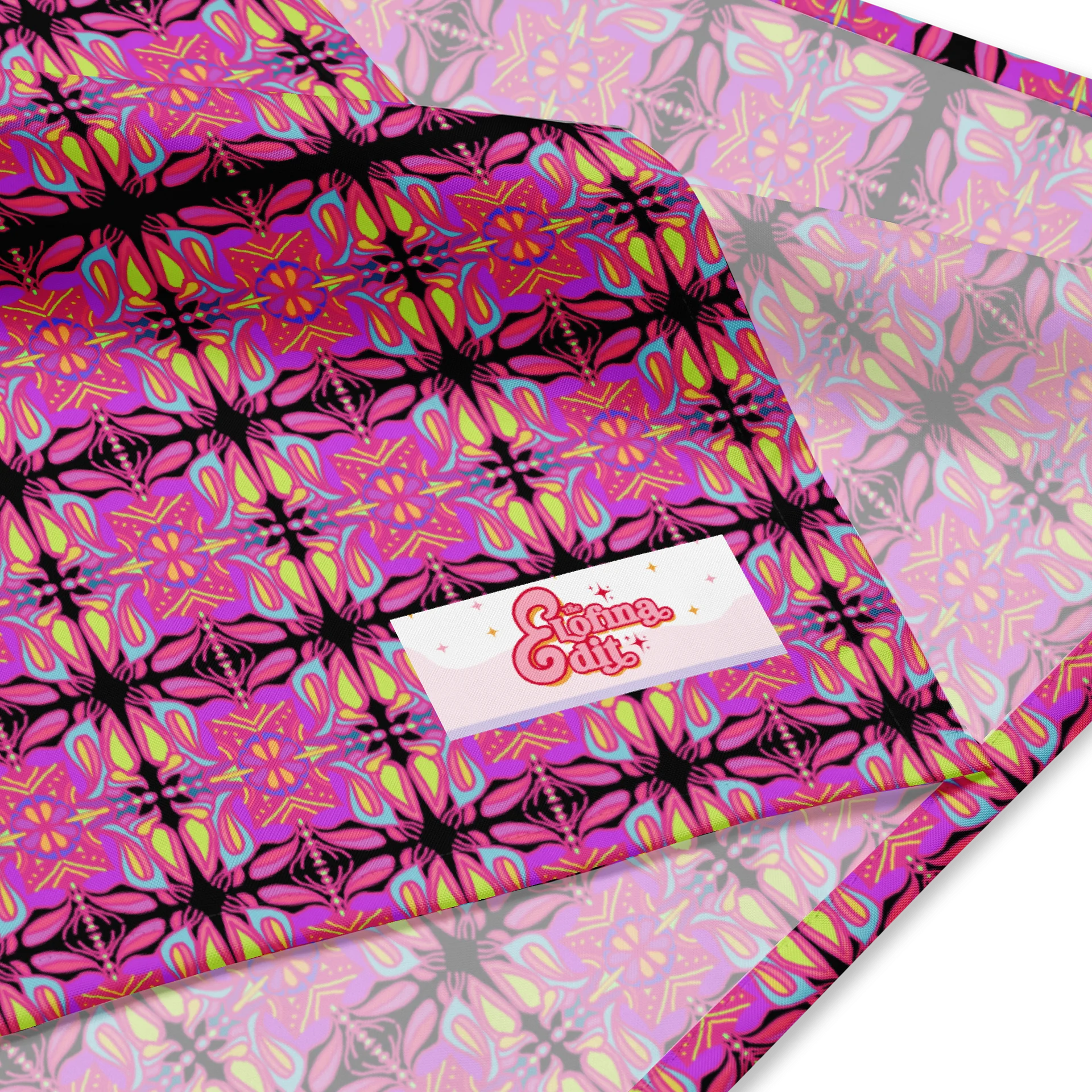 Mellow Magenta Bandana (Black) product image (4)