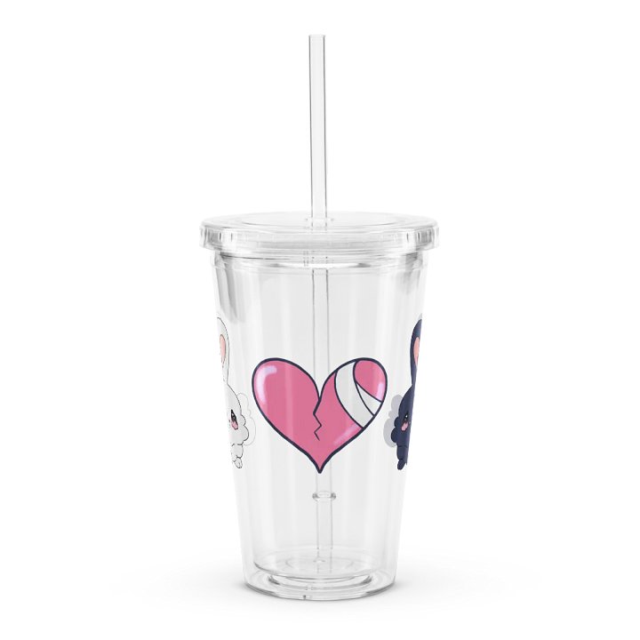 Broken Heart Bwunni Clear Plastic Tumblr product image (1)