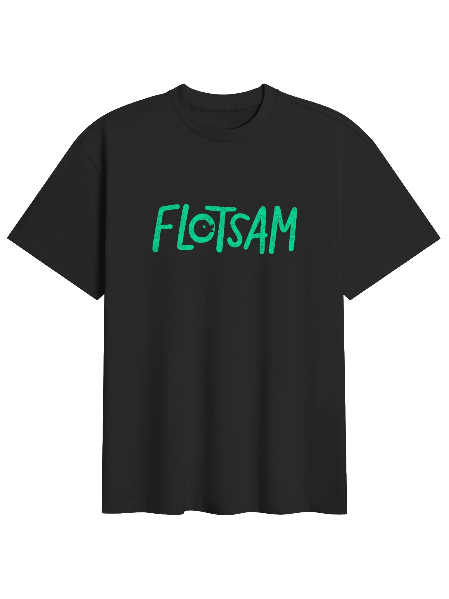 flotsam logo oversized tee product image (1)