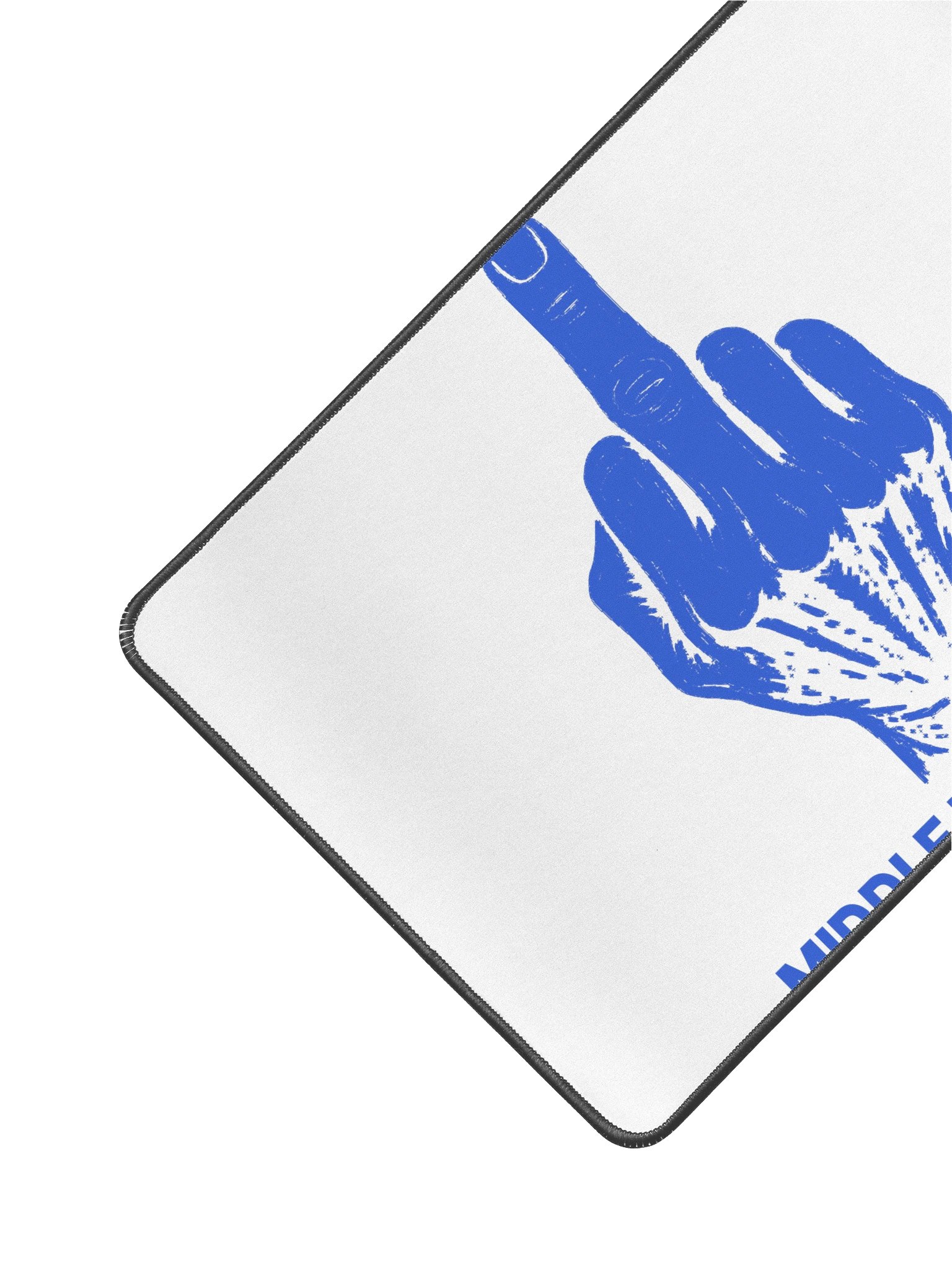 No ShopCo Middle Finger Desk Mat 12 x 18 - Royal Artwork product image (2)