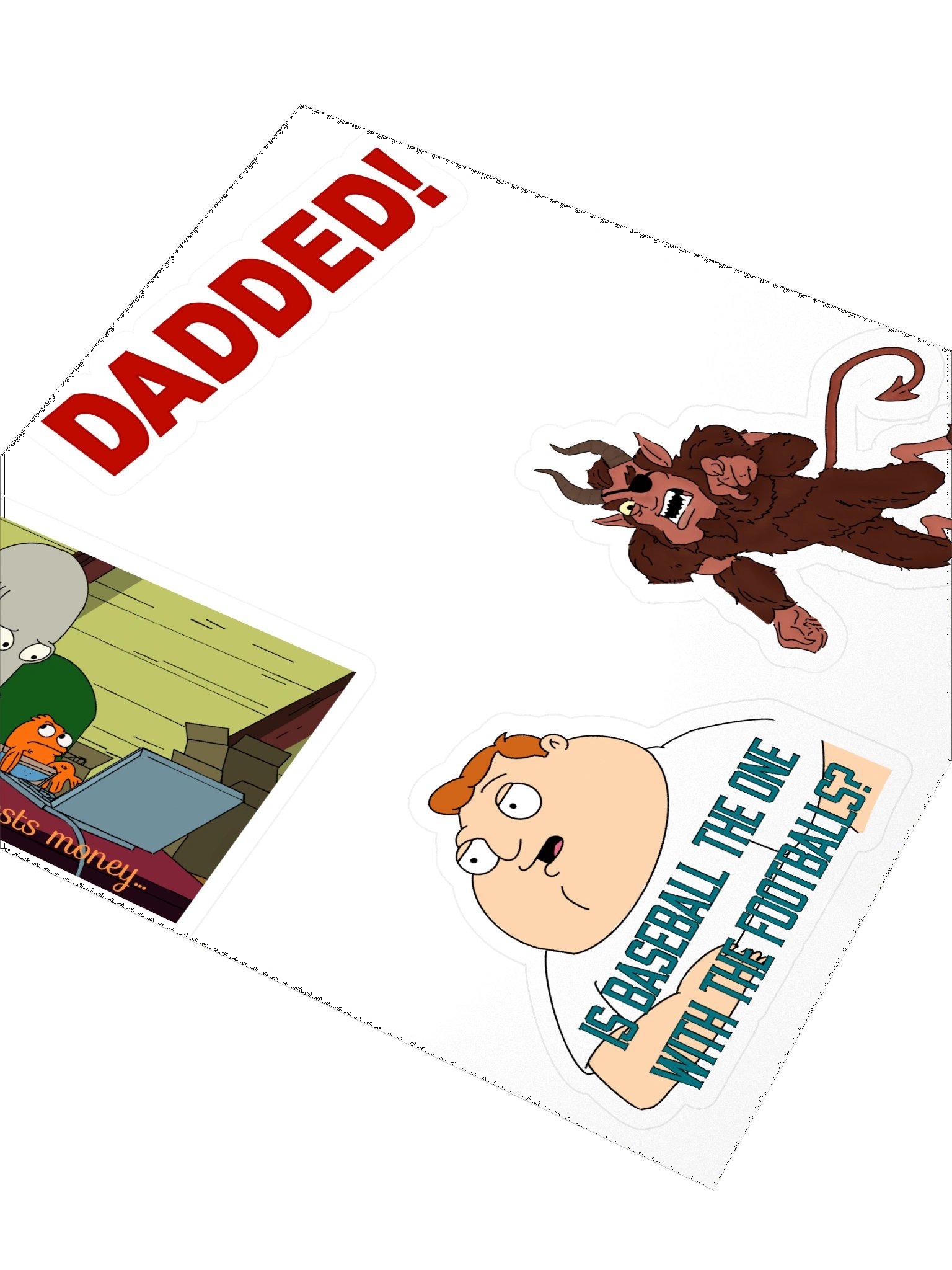 American Dad Kiss Cut Sticker Collection product image (3)