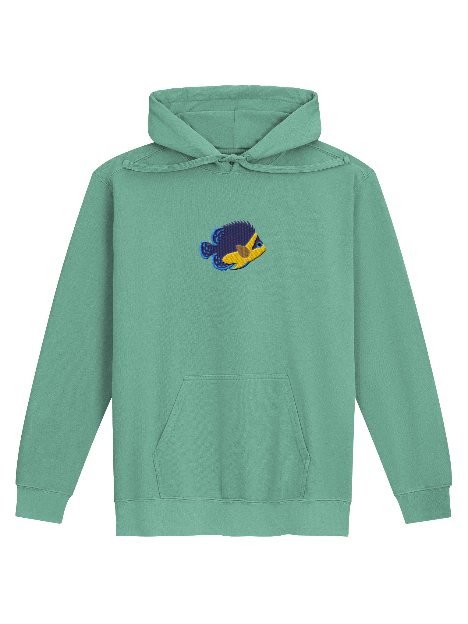 Venustus Angelfish Embroidered Hoodie | Saltwater Reef Aquarium & Ocean Lover Apparel product image (4)