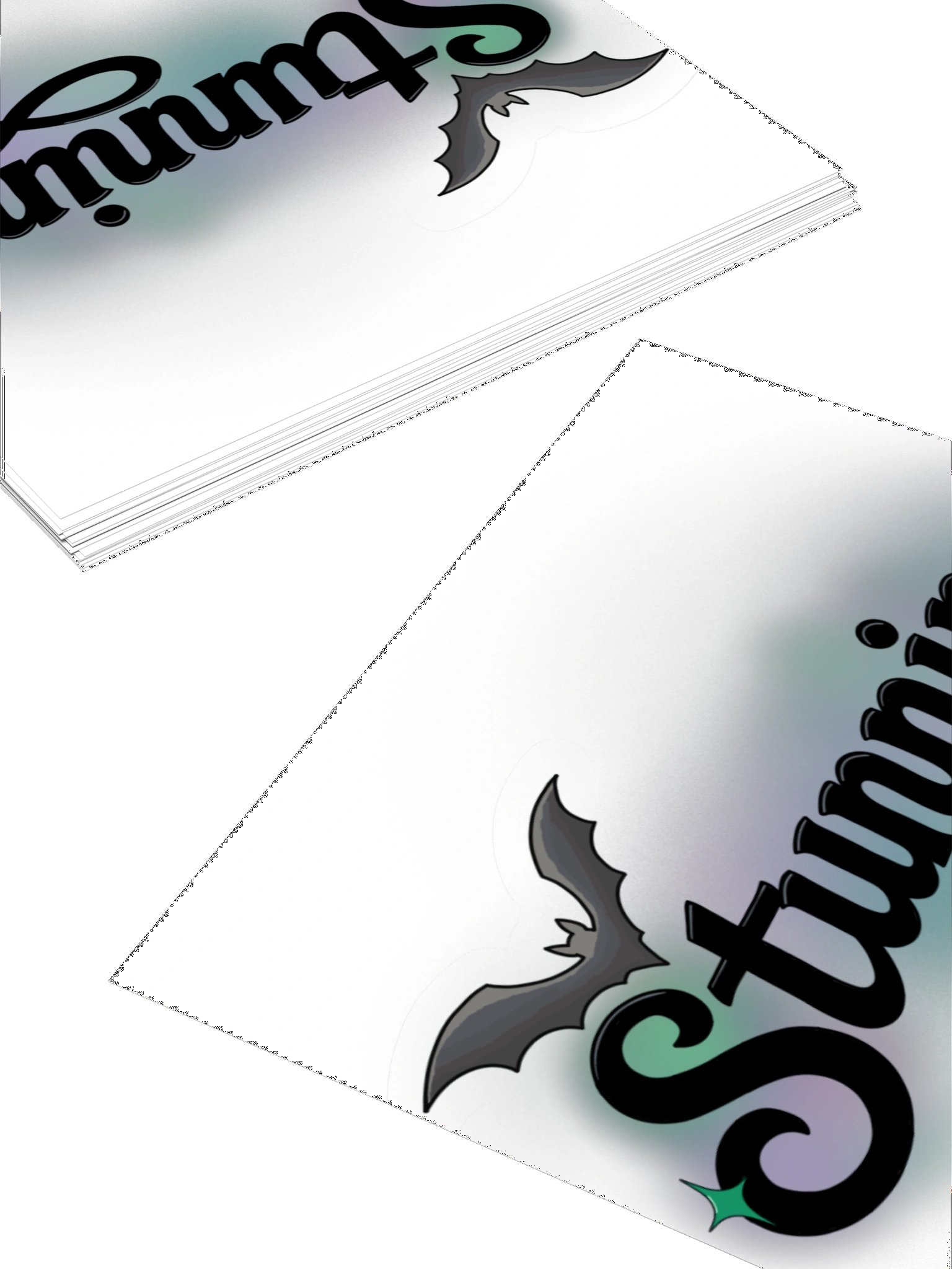 Stunning - Black Text Sticker product image (4)