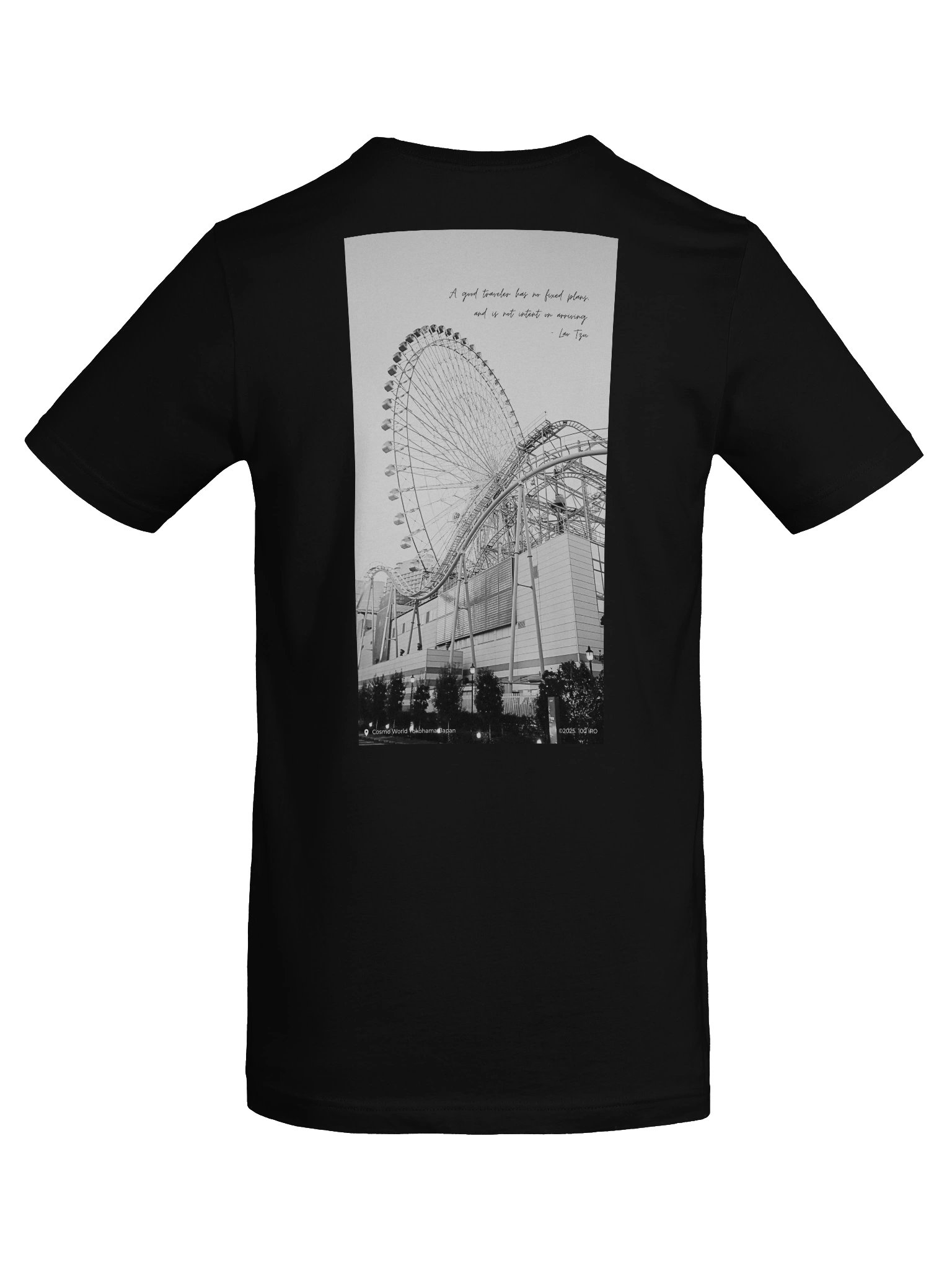 Urban Monochrome Adventure Unisex Tee (Back) product image (3)