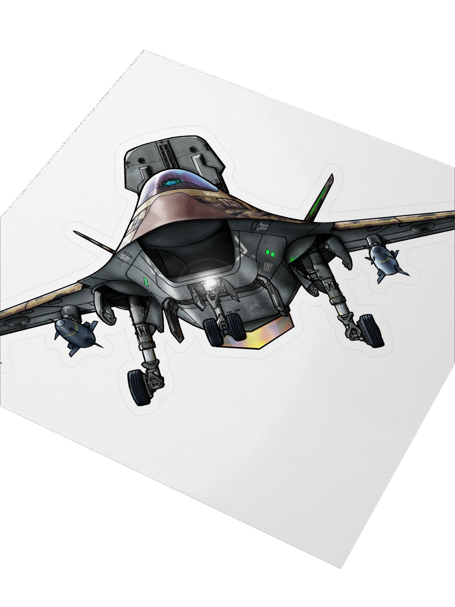 Vortex - Desert Splinter (5.5 inch Sticker) product image (3)