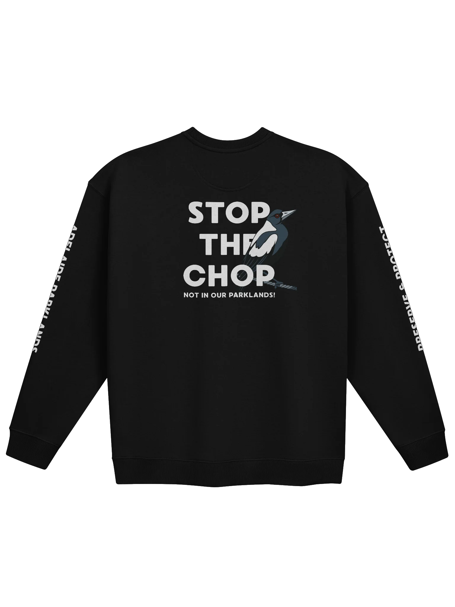 STOP THE CHOP | Magpie | Unisex | Premium Organic Oversized Sweatshirt product image (1)