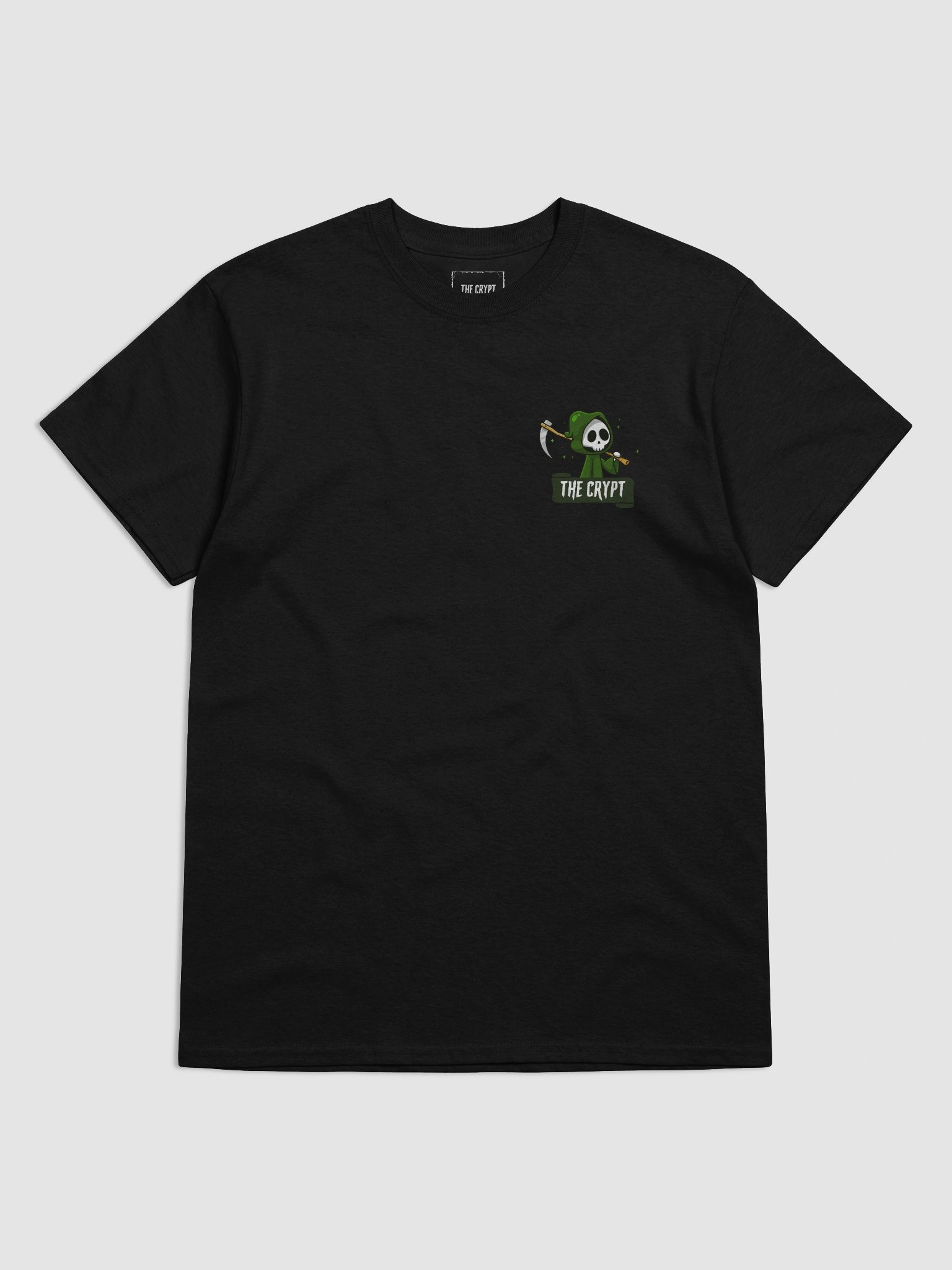 The Crypt Stream Team - Unisex Pocket Print Tee (lime) product image (22)