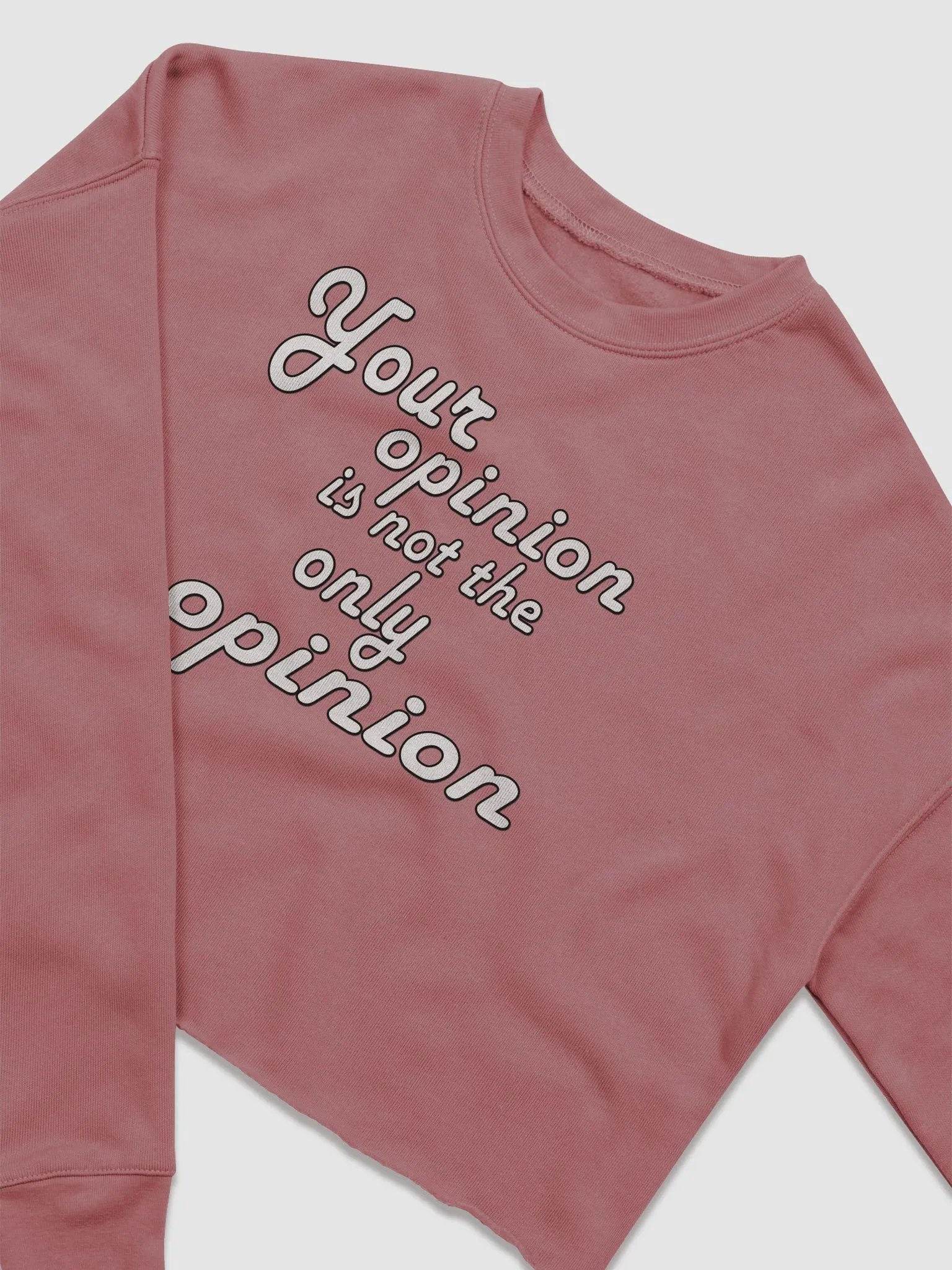 Your Opinion... Bella+Canvas Women's Fleece Crop Sweatshirt product image (1)