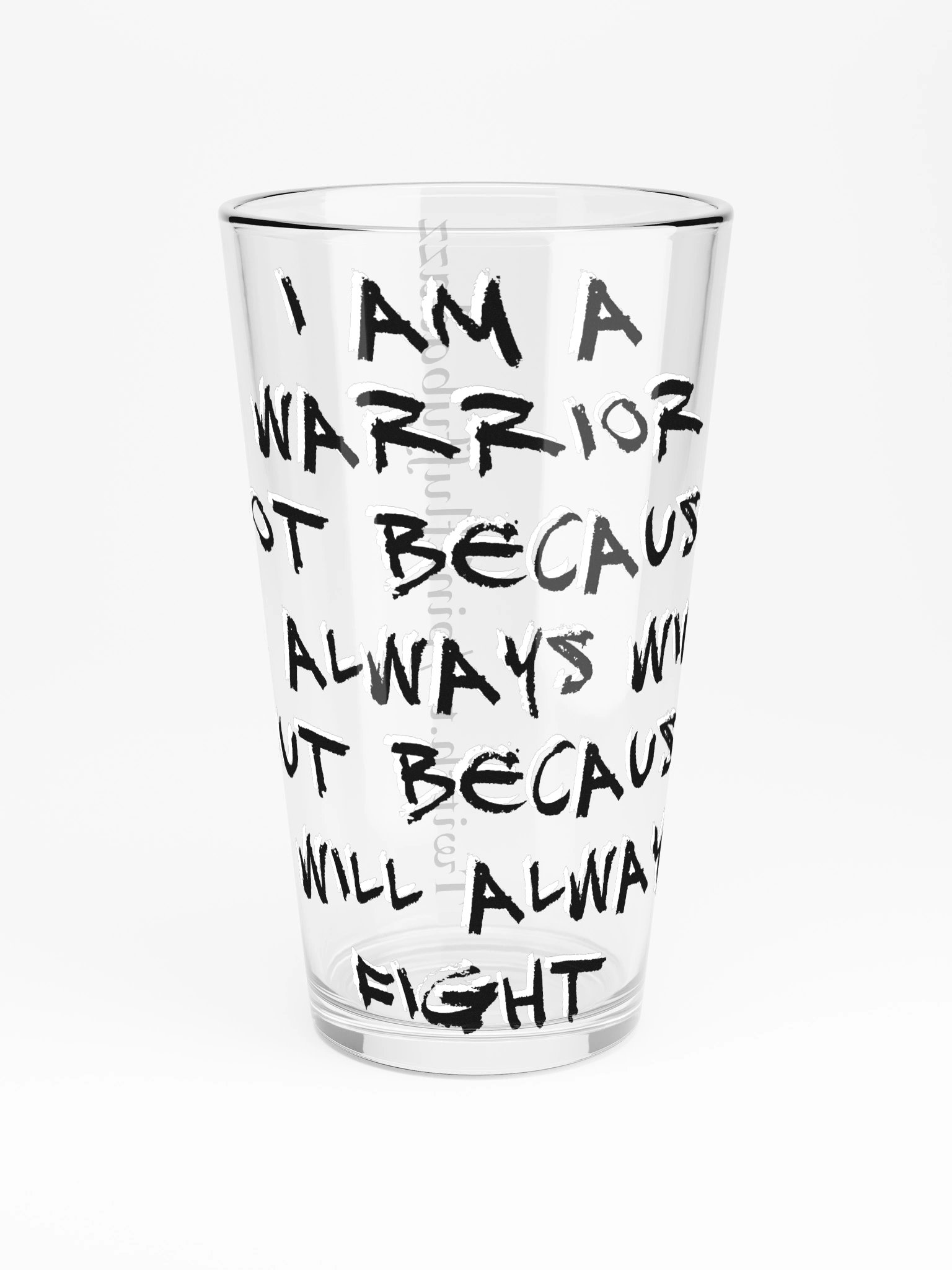 Warrior Pint Glass product image (3)