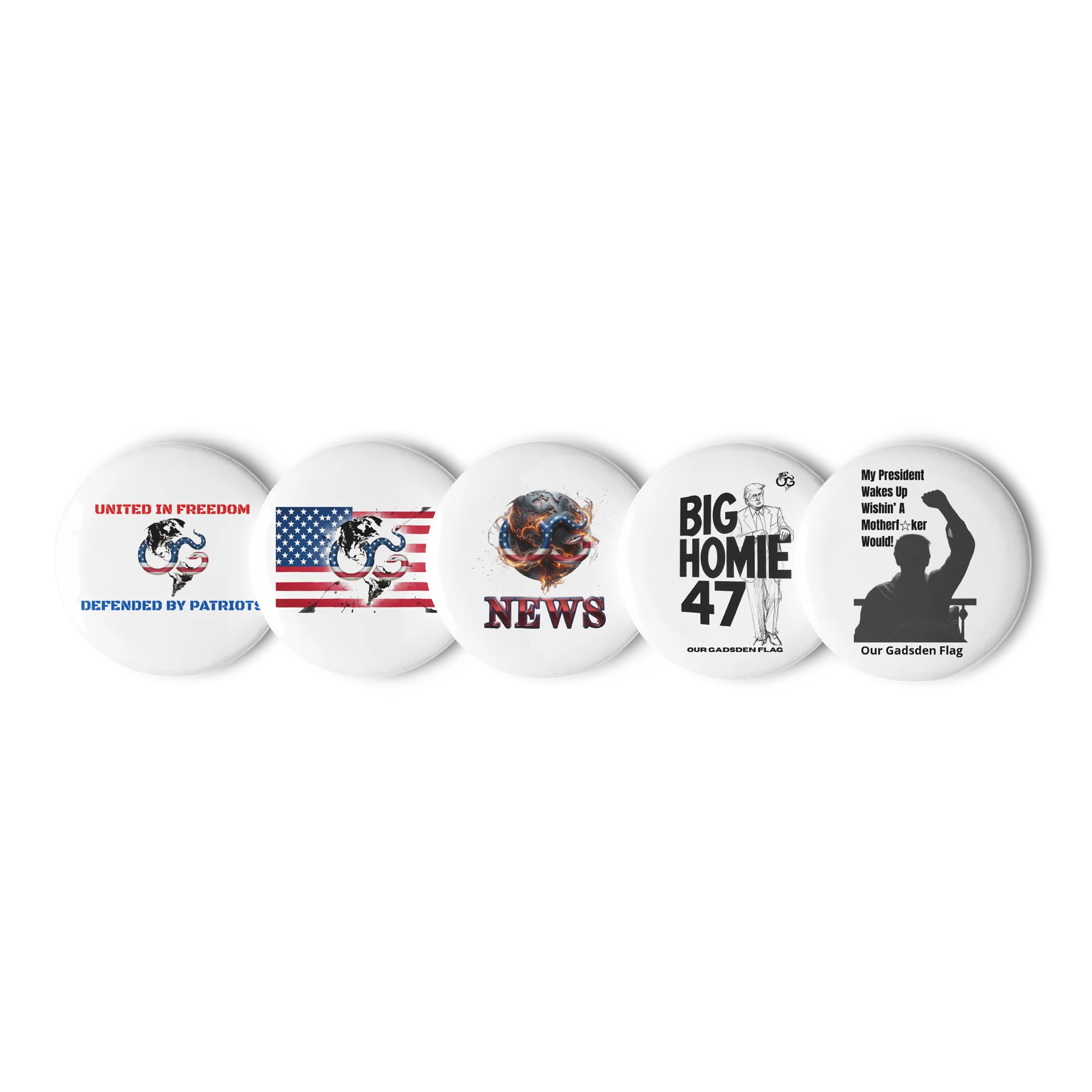 OG Flag Button Set product image (1)