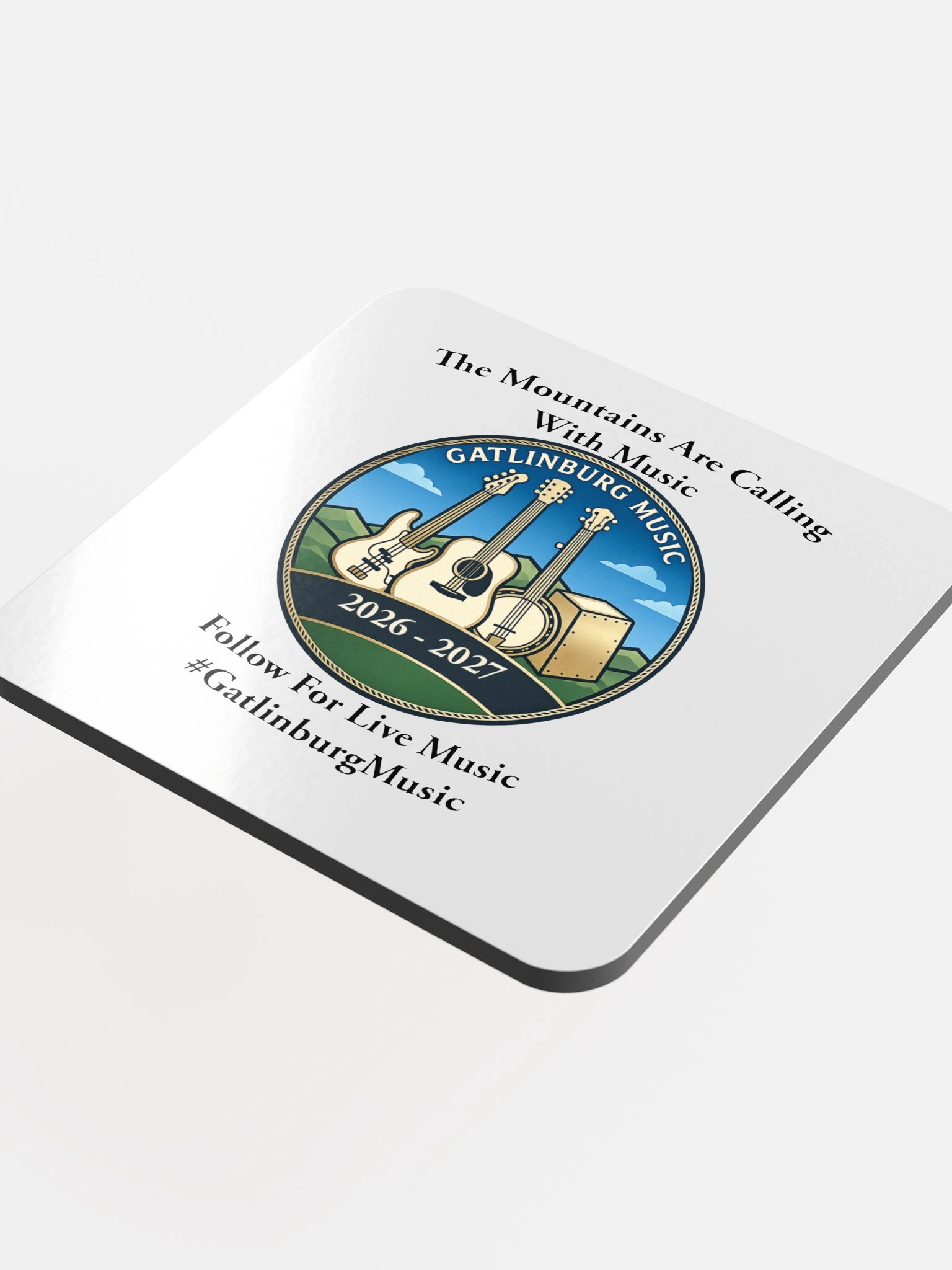 Gatlinburg Music 2026–2027 Badge Coaster product image (4)