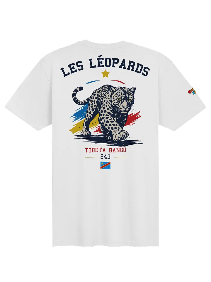 Les Léopards "Tobeta Bango" 243 Premium Tee – White Edition product image (1)