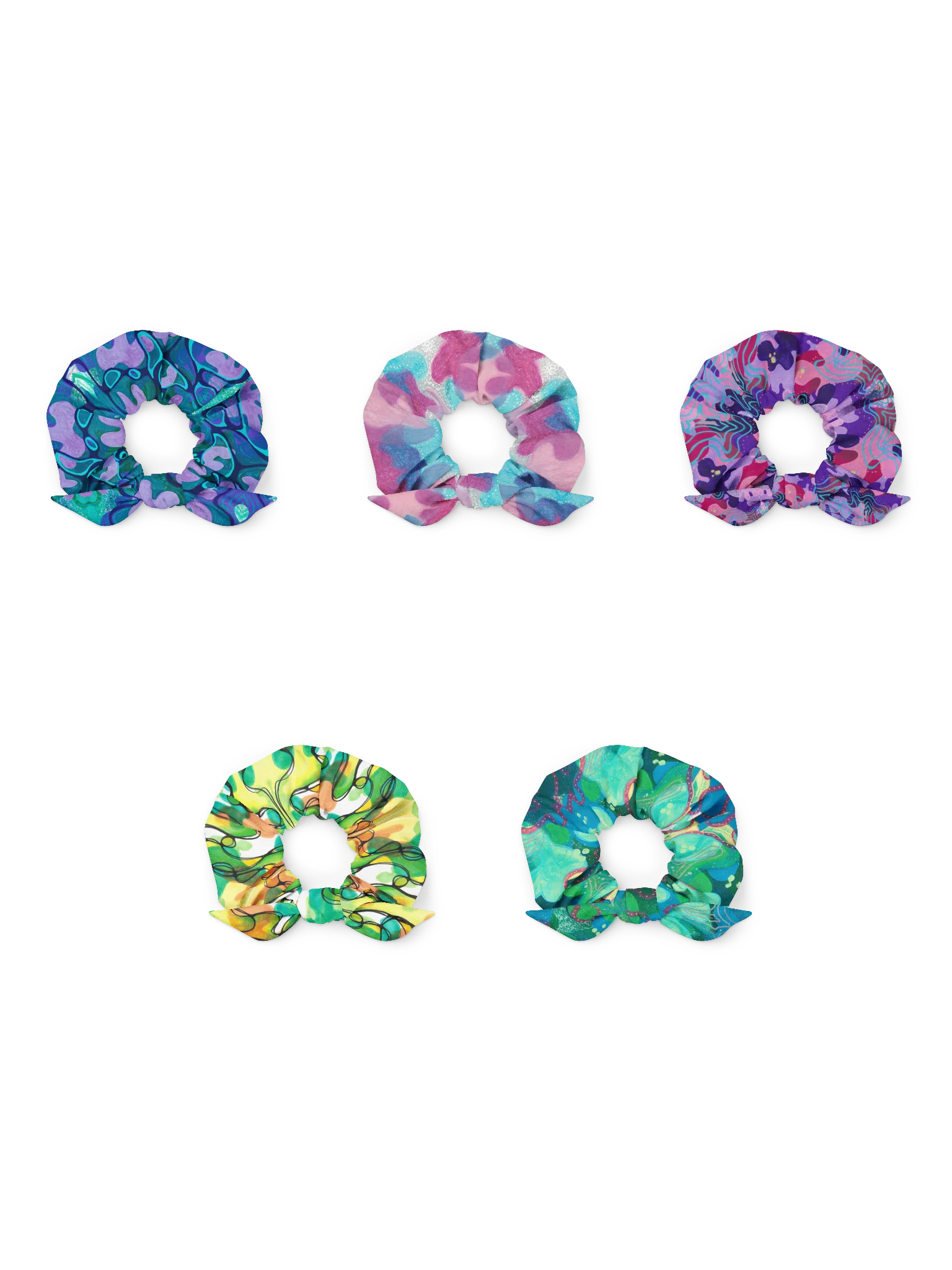 Blob Scrunchies Bundle product image (1)