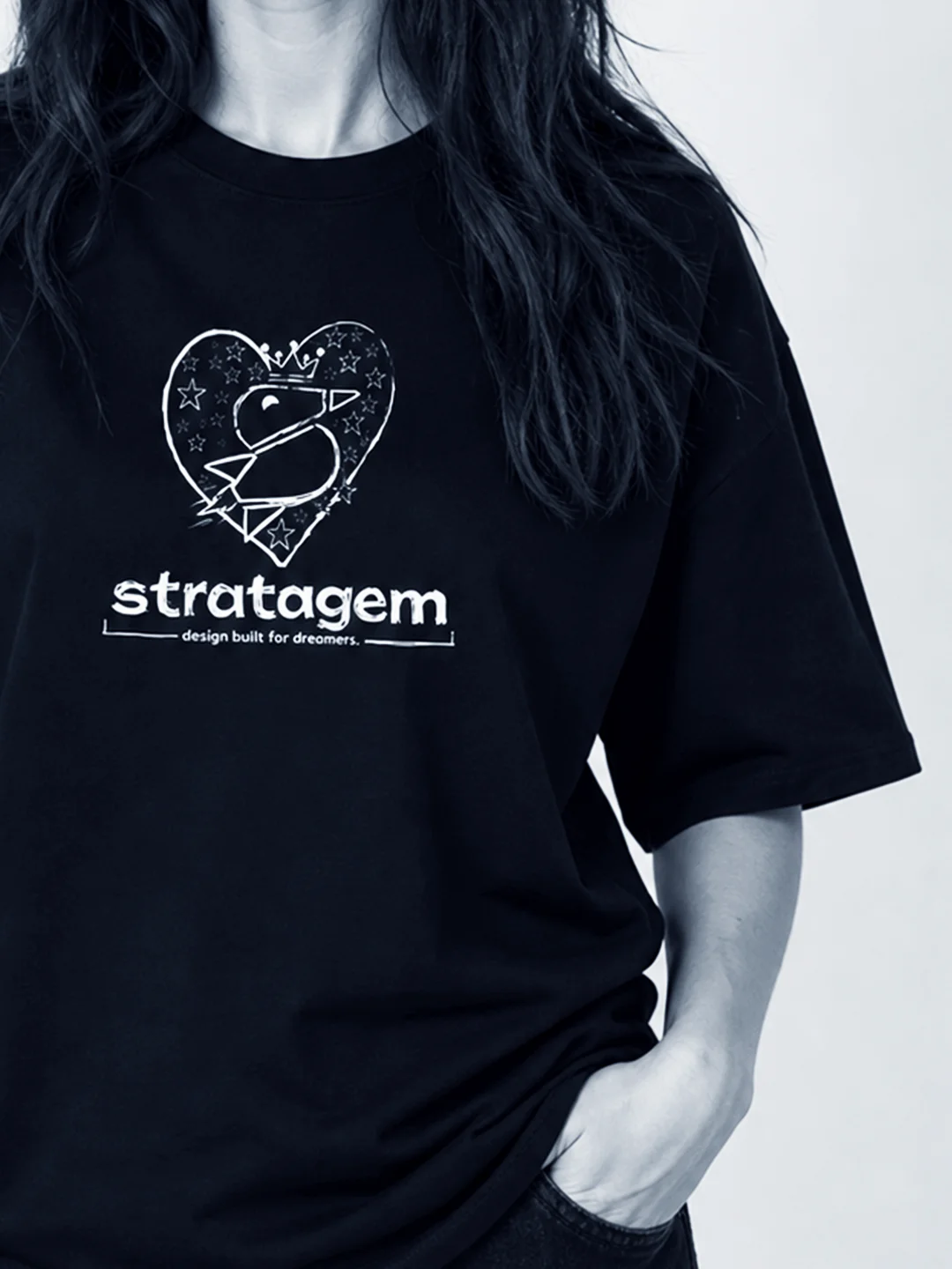 Stratagem Sketch Dreamers Oversized Tee product image (1)